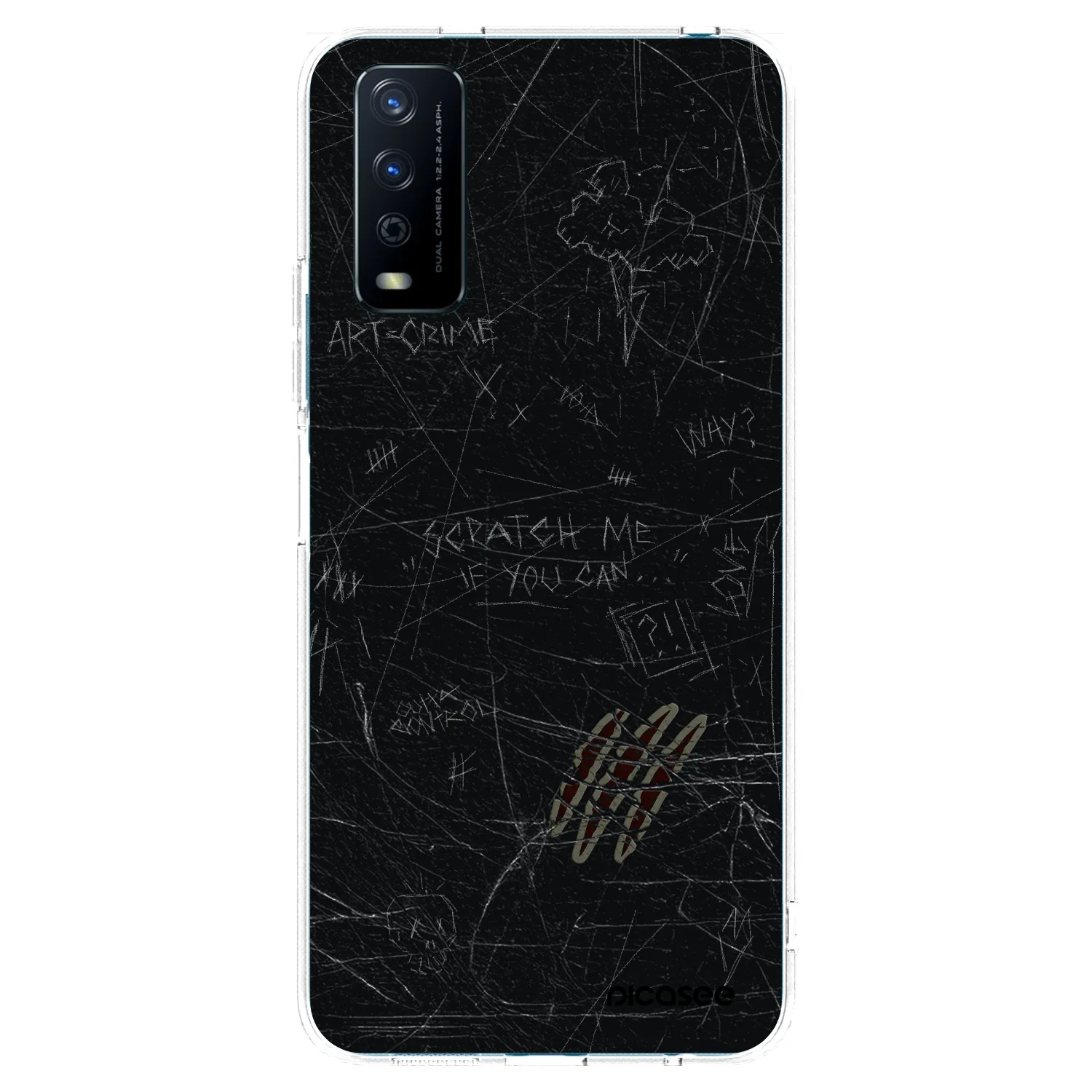 Picasee silikónový prehľadný obal pre Vivo Y11s - SCRATCH