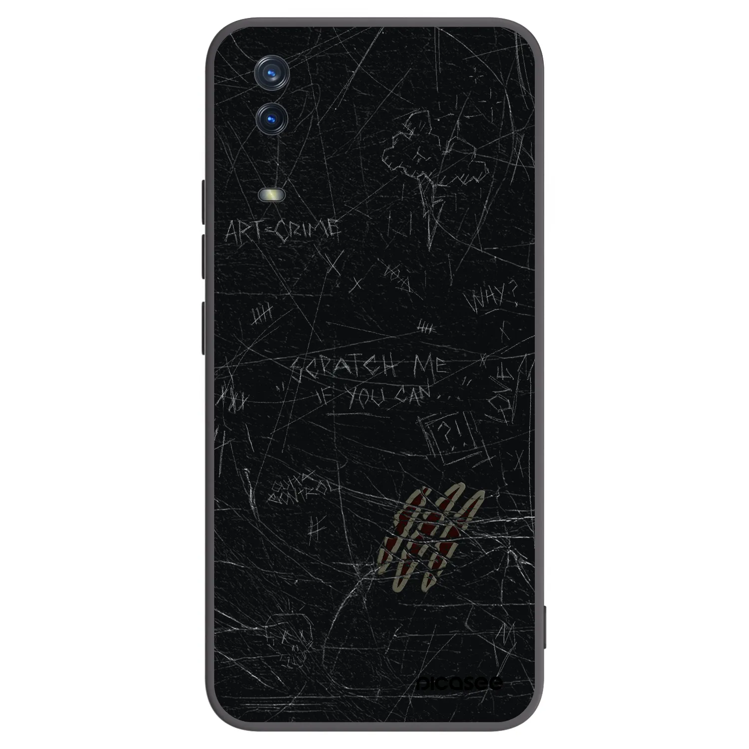 Picasee silikónový čierny obal pre Vivo Y11s - SCRATCH