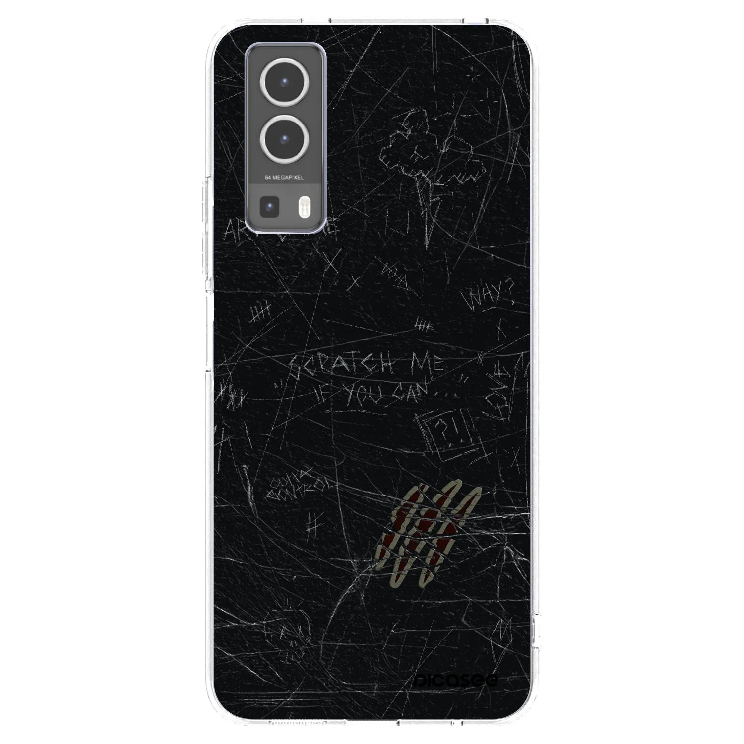 Picasee silikónový prehľadný obal pre Vivo Y72 5G - SCRATCH