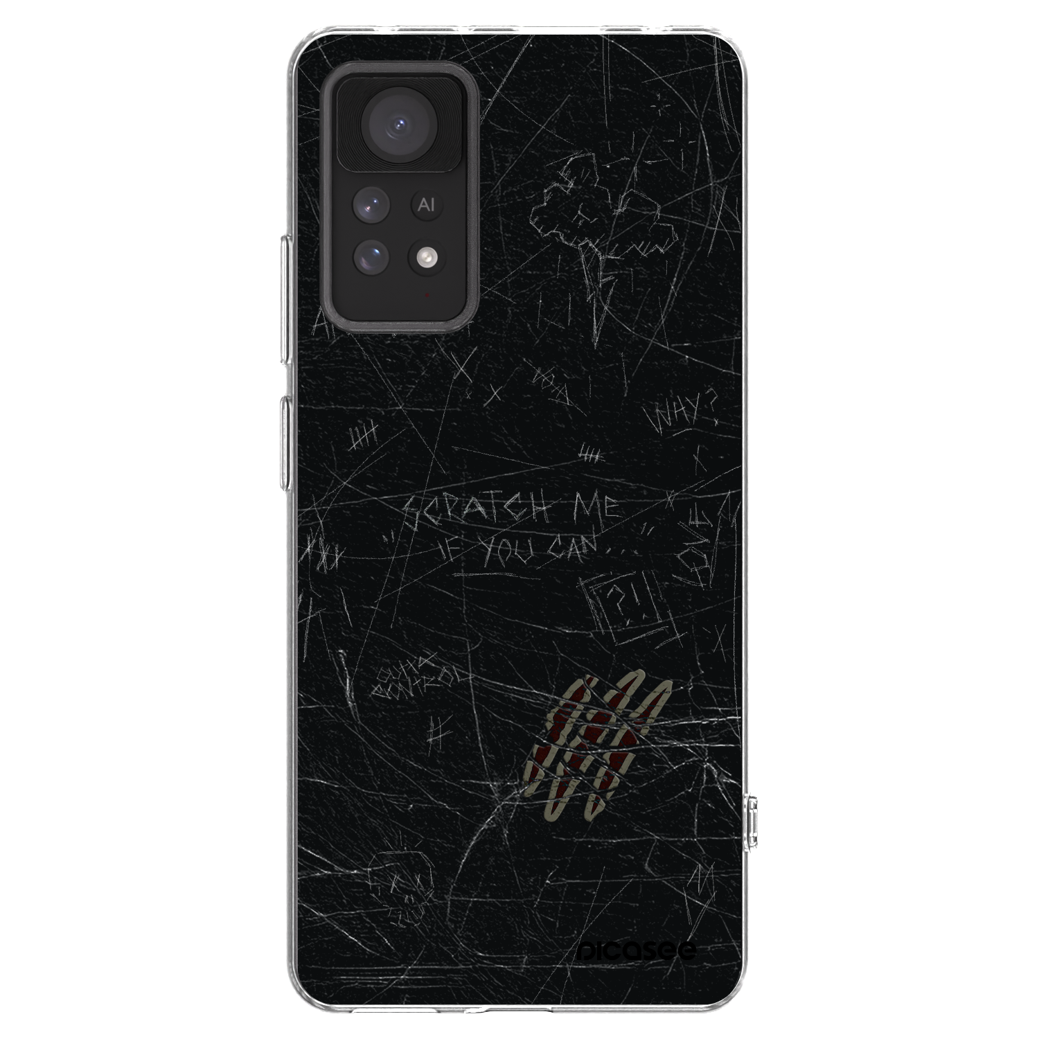 Picasee silikónový prehľadný obal pre Xiaomi Redmi Note 11 Pro 5G - SCRATCH