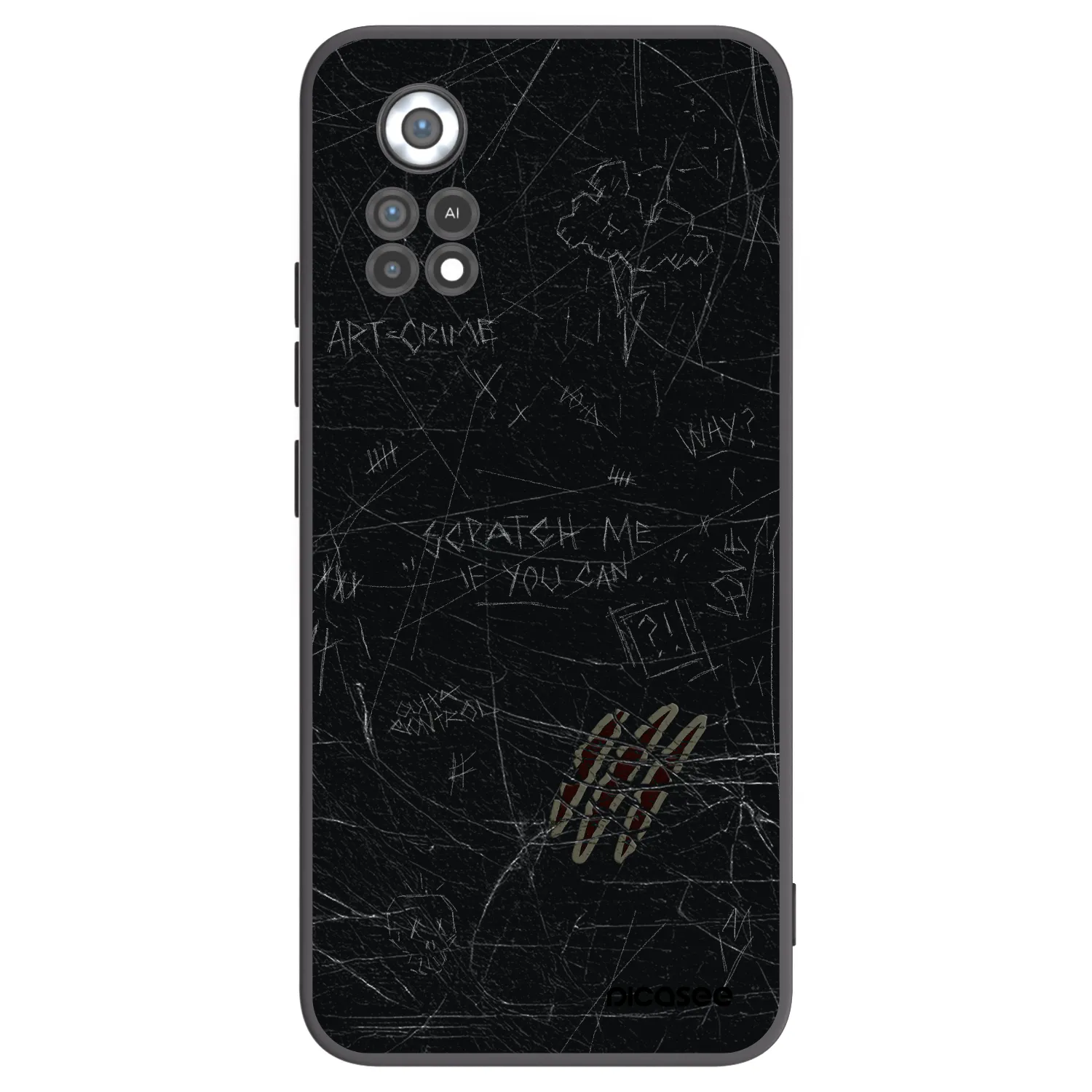 Picasee silikónový čierny obal pre Xiaomi Poco X4 Pro 5G - SCRATCH