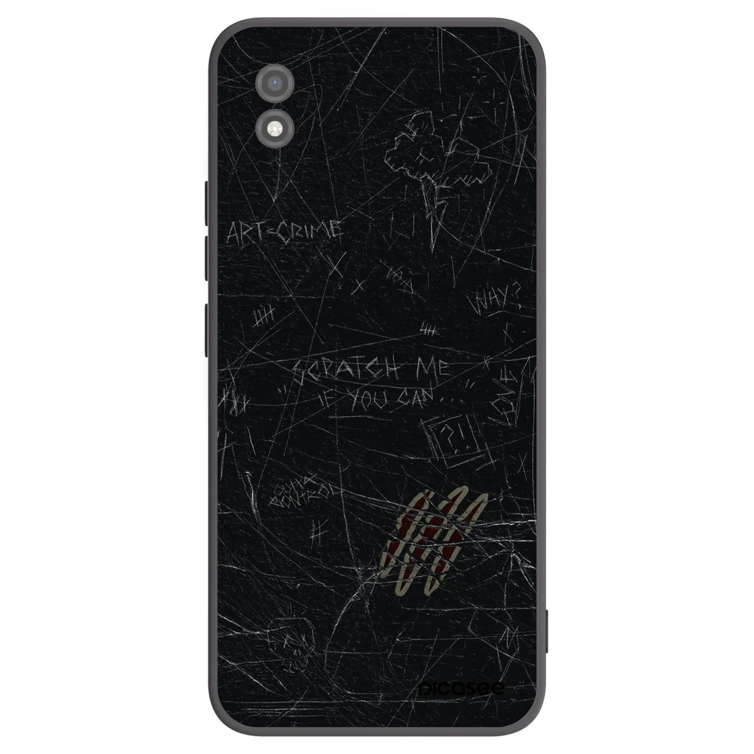 Picasee silikónový čierny obal pre Realme C11 (2021) - SCRATCH