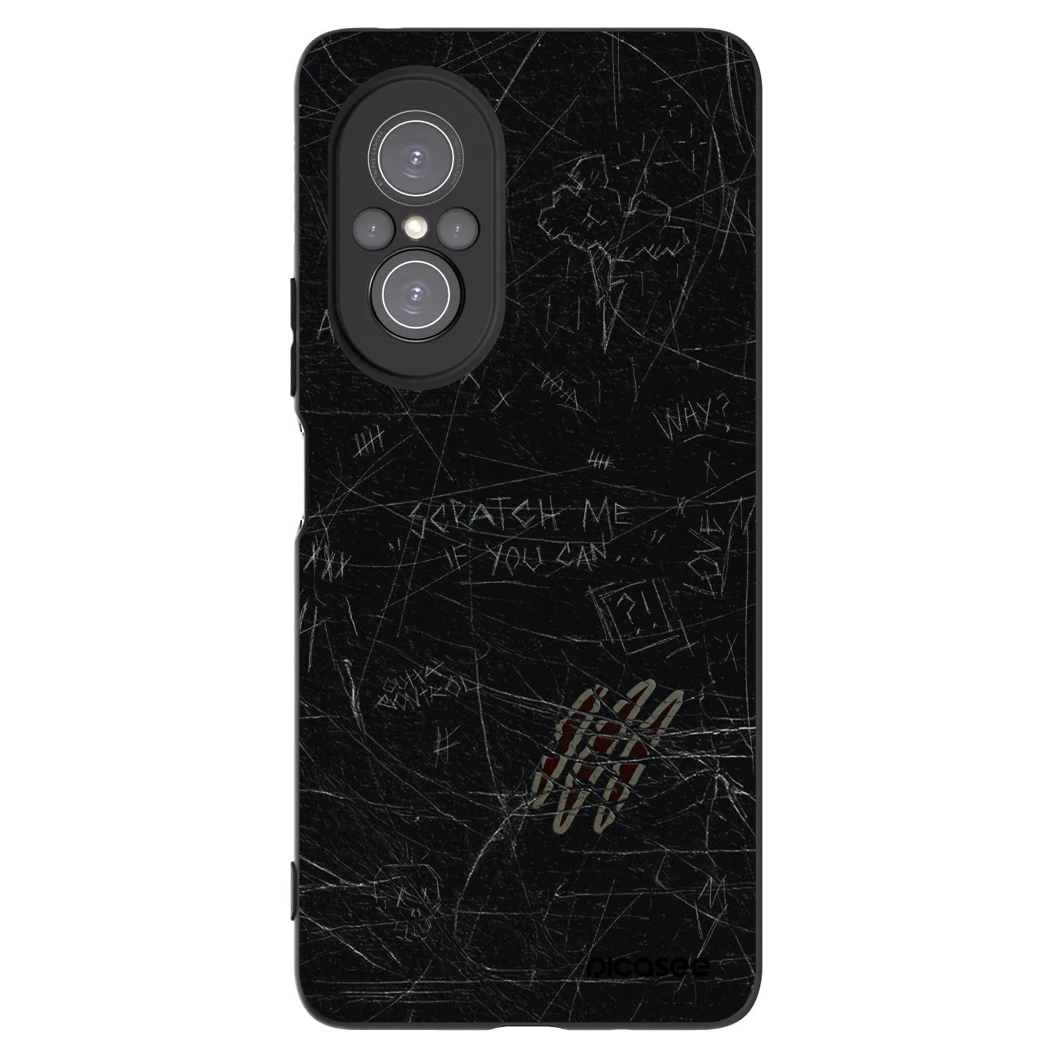 Picasee silikónový čierny obal pre Huawei Nova 9 SE - SCRATCH