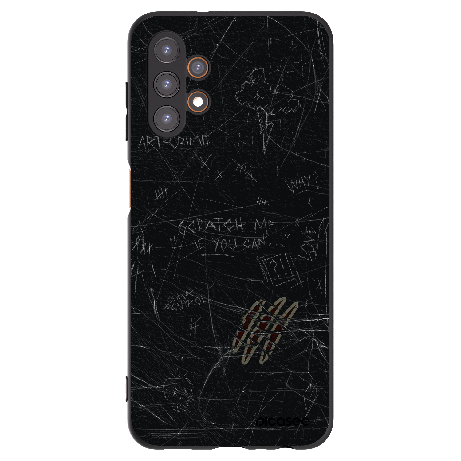 Silikónový čierny obal pre Samsung Galaxy A13 4G A135 - SCRATCH