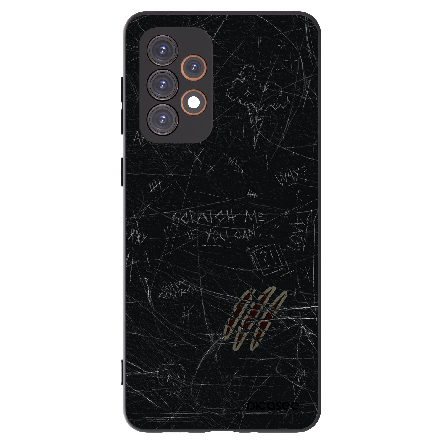Picasee silikónový čierny obal pre Samsung Galaxy A33 5G A336 - SCRATCH