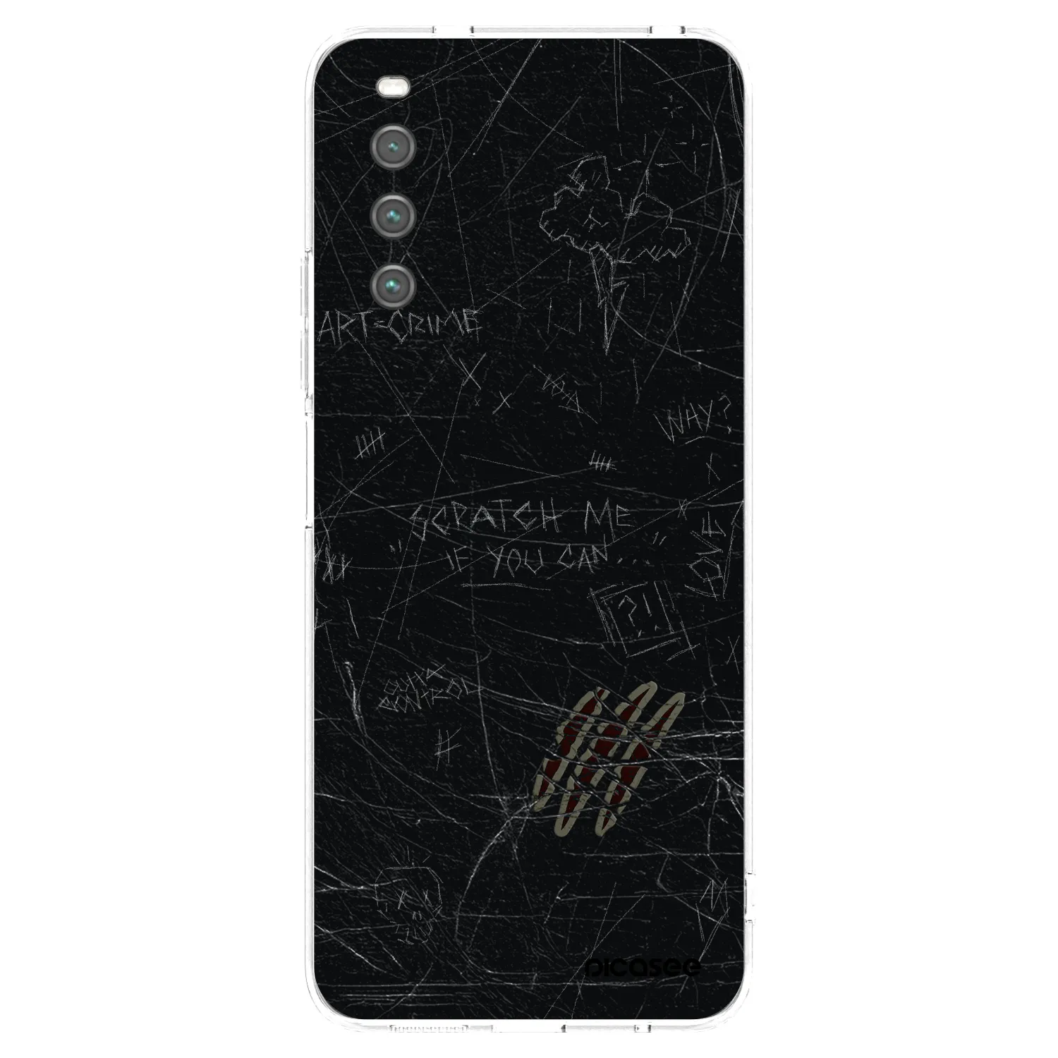 Picasee silikónový prehľadný obal pre Sony Xperia 10 IV 5G - SCRATCH