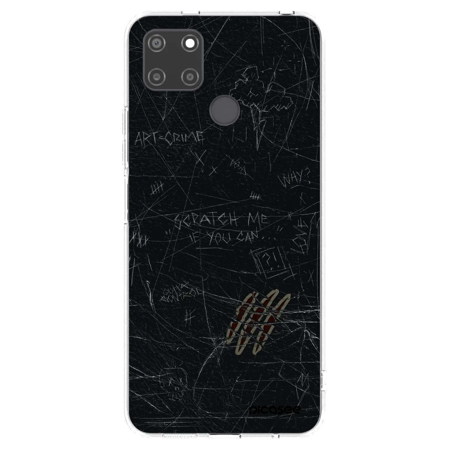 Picasee silikónový prehľadný obal pre Realme C21Y - SCRATCH