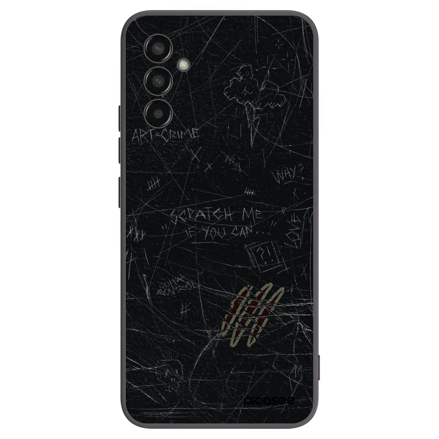 Picasee silikónový čierny obal pre Samsung Galaxy M13 M135F - SCRATCH