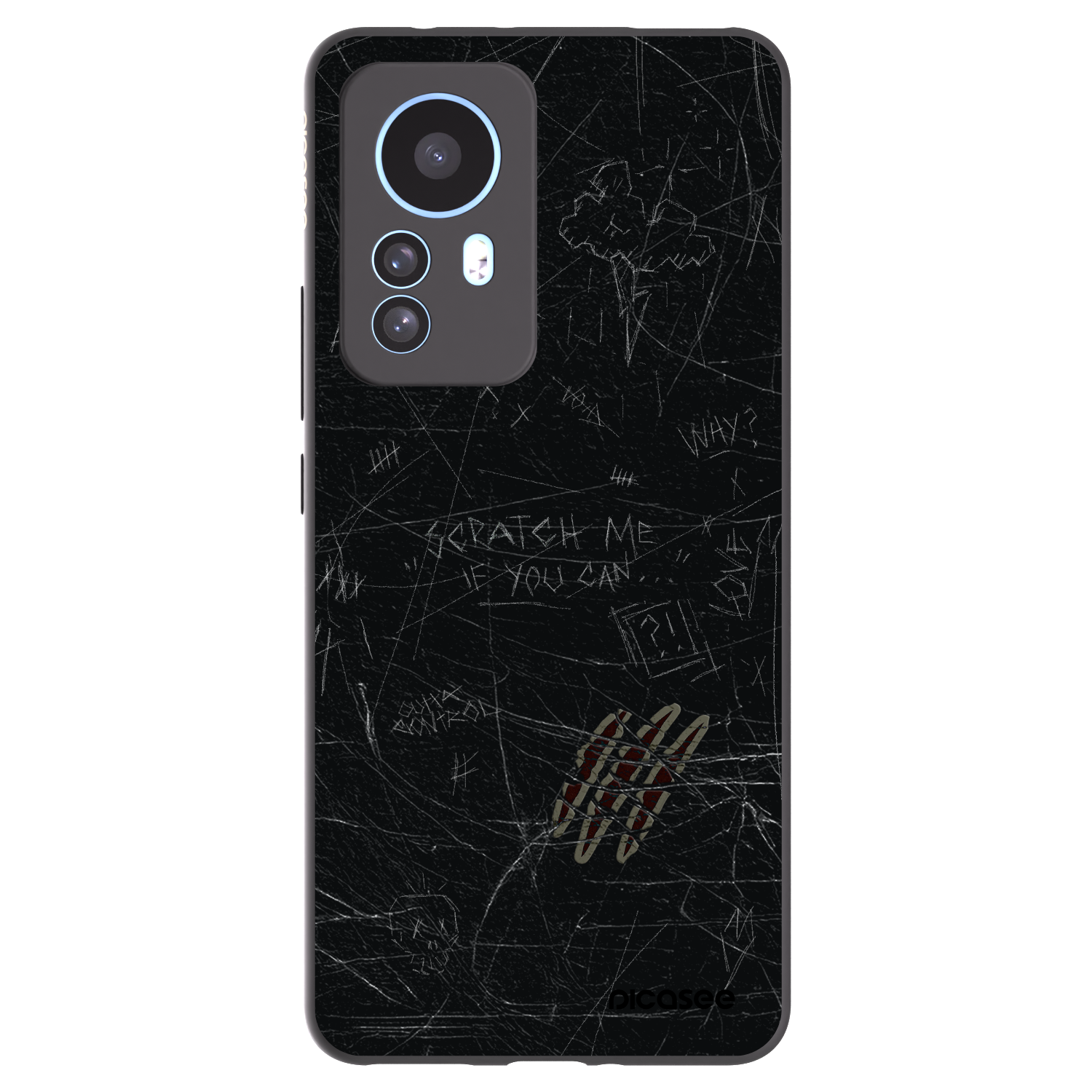 Picasee silikónový čierny obal pre Xiaomi 12T Pro - SCRATCH