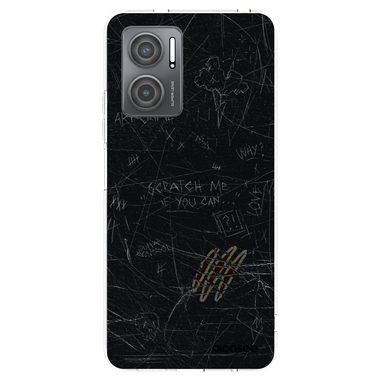 Picasee silikónový prehľadný obal pre Xiaomi Redmi 10 5G - SCRATCH