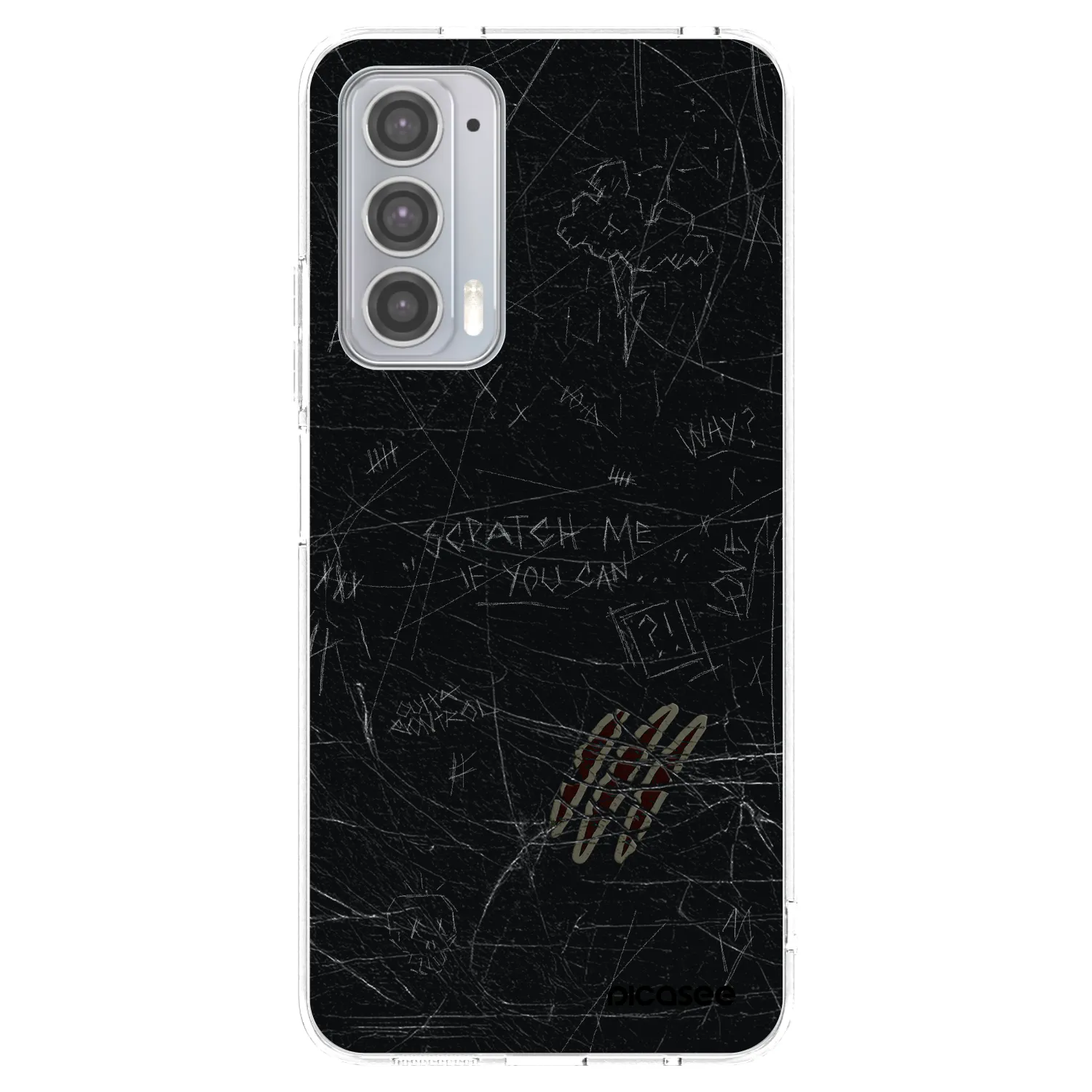 Picasee silikónový prehľadný obal pre Motorola Edge 20 - SCRATCH