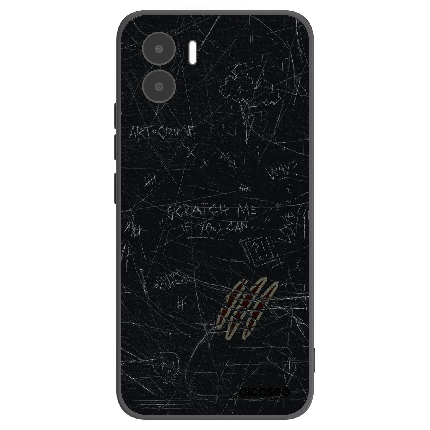 Picasee silikónový čierny obal pre Xiaomi Redmi A1 - SCRATCH
