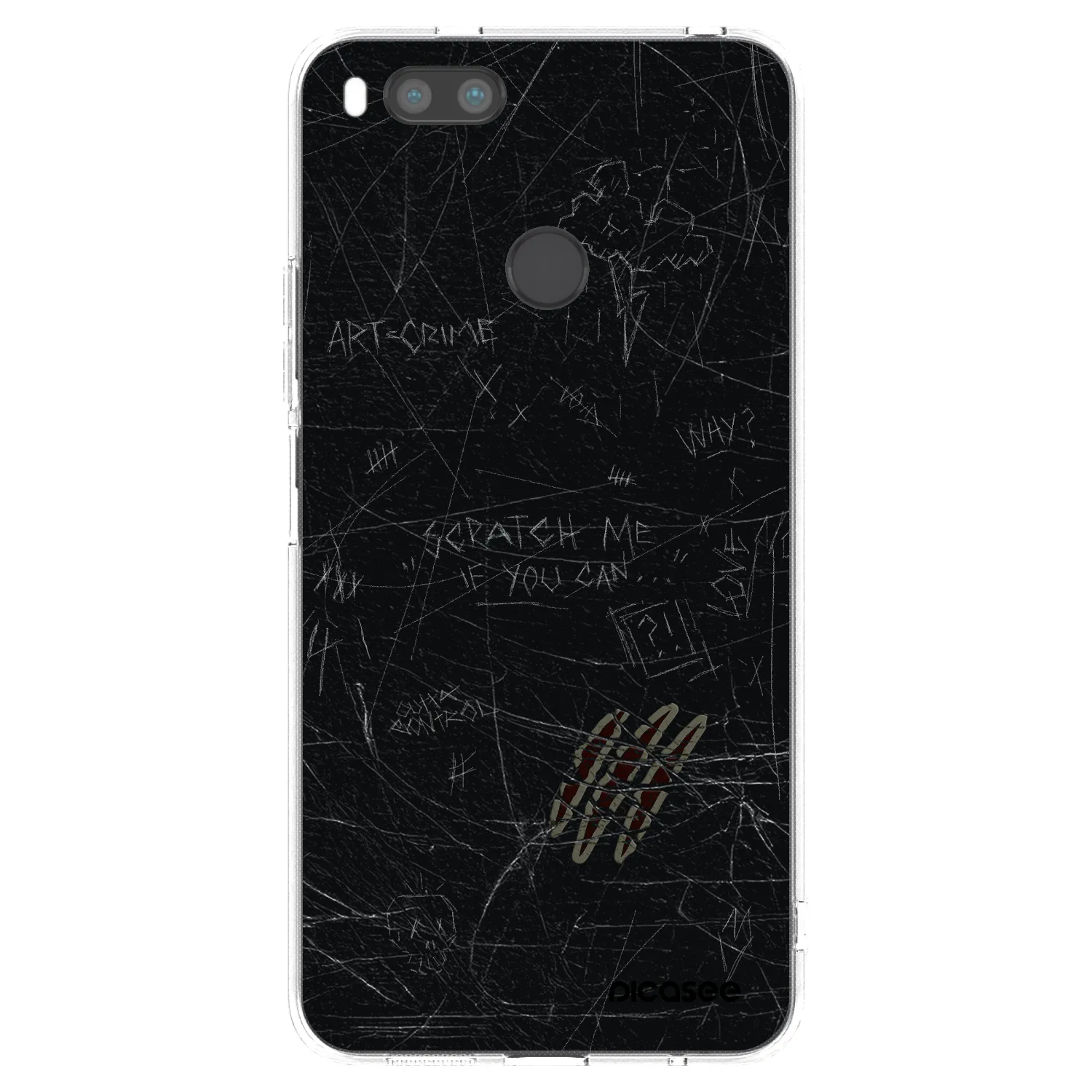 Picasee silikónový prehľadný obal pre Xiaomi Redmi A1 - SCRATCH