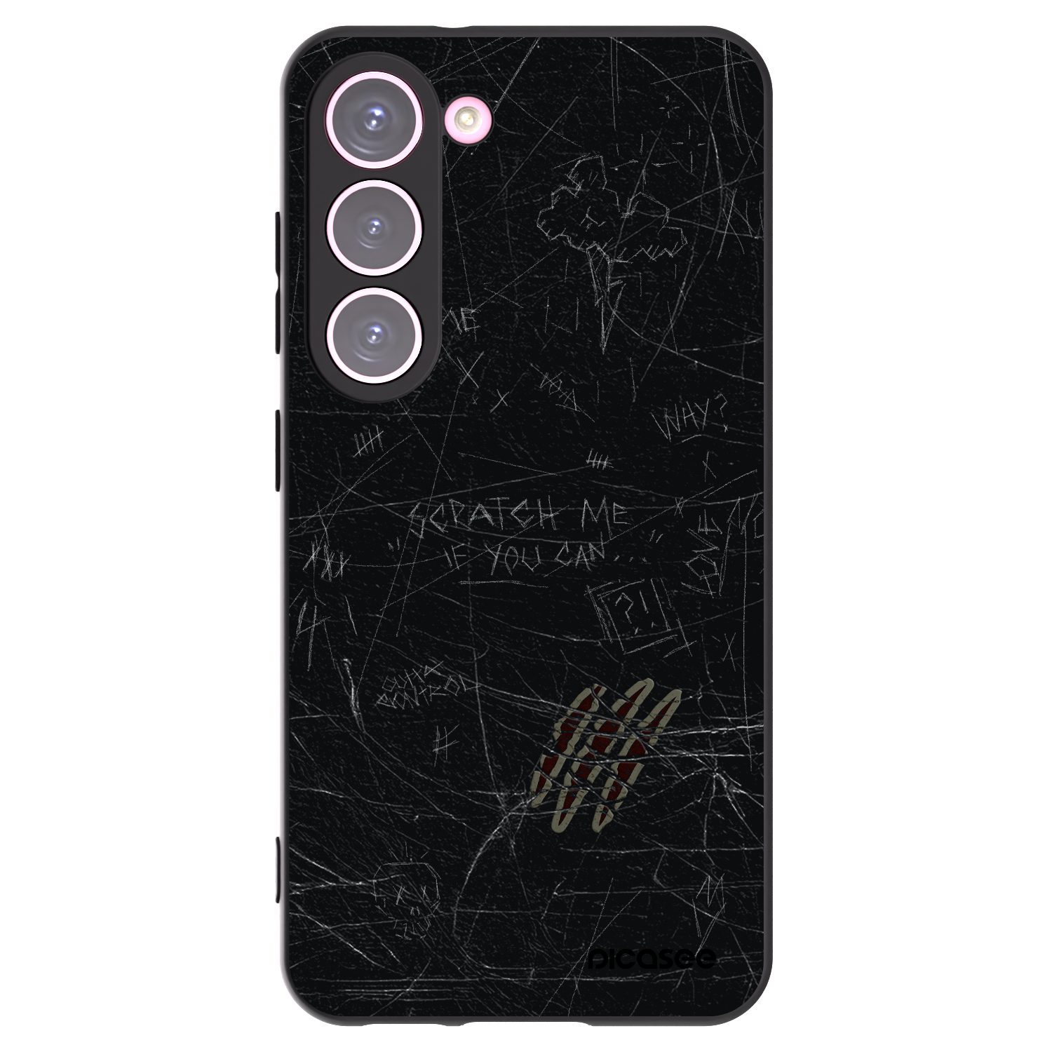 Silikónový čierny obal pre Samsung Galaxy S23 5G - SCRATCH