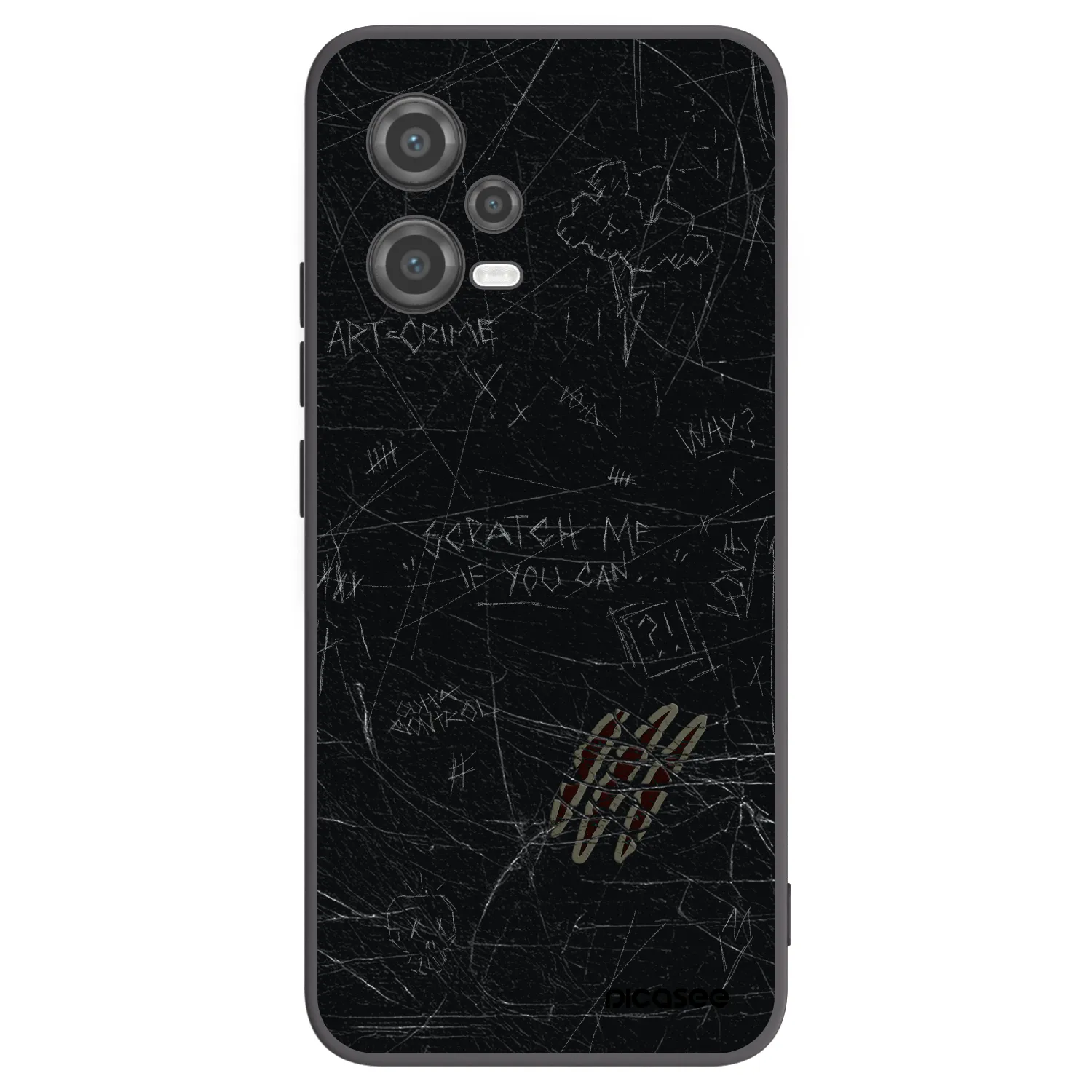 Picasee silikónový čierny obal pre Xiaomi Poco X5 - SCRATCH