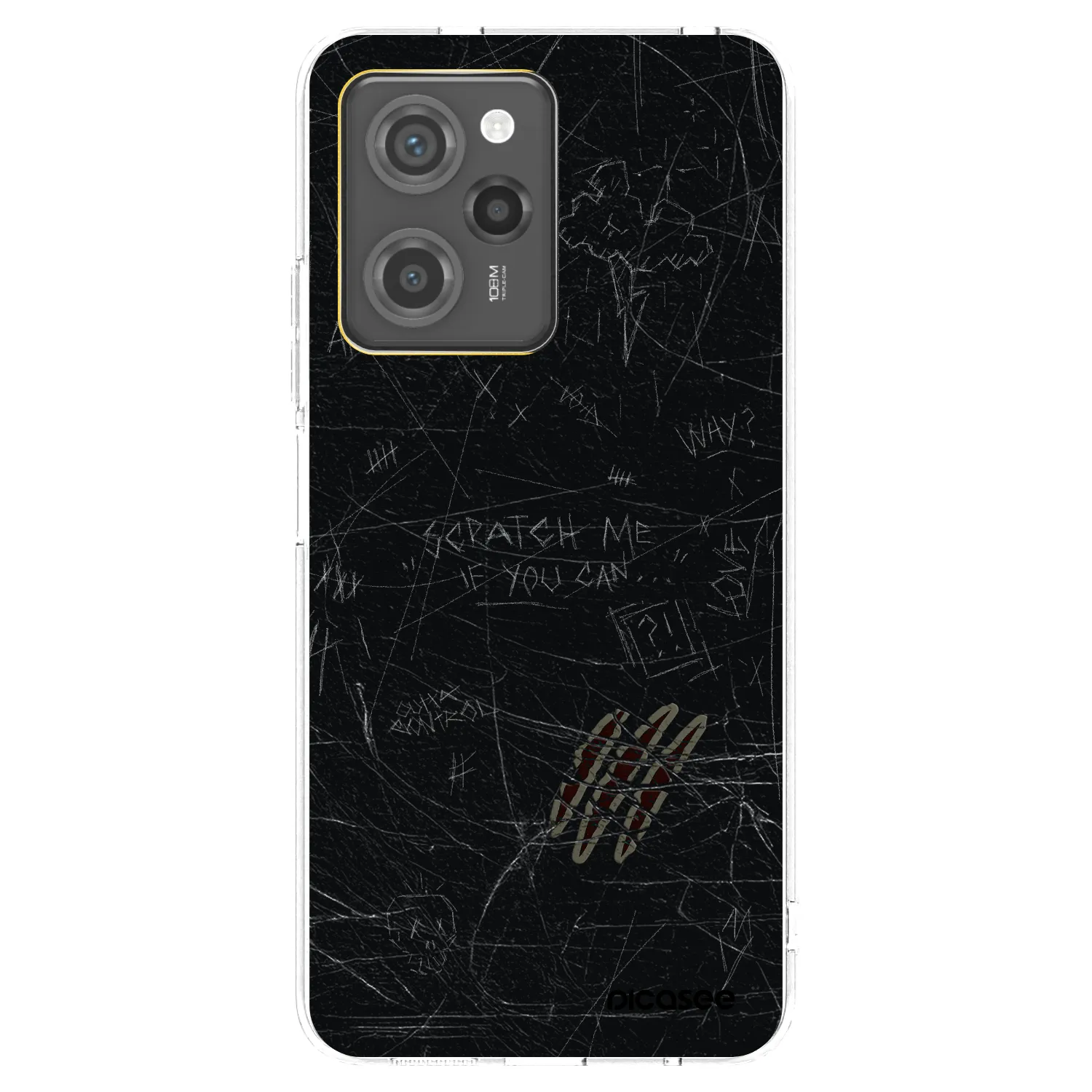Picasee silikónový prehľadný obal pre Xiaomi Poco X5 Pro - SCRATCH