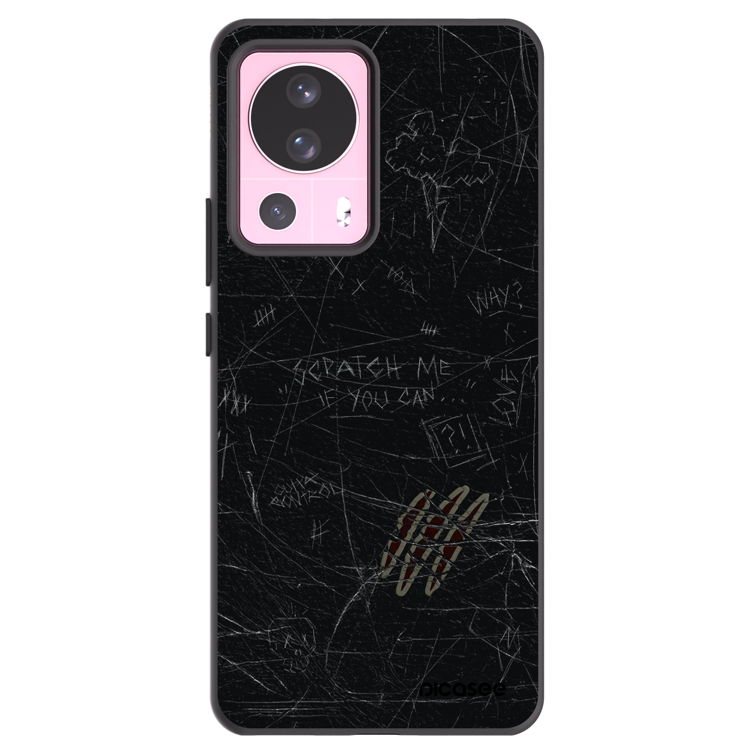 Picasee silikónový čierny obal pre Xiaomi 13 Lite - SCRATCH