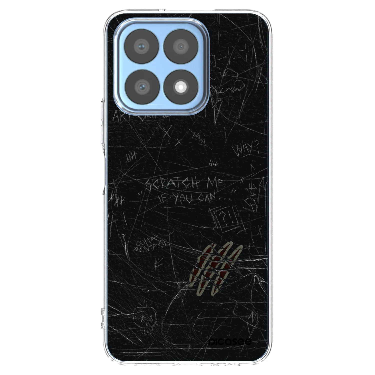 Picasee silikónový prehľadný obal pre Honor X8a - SCRATCH