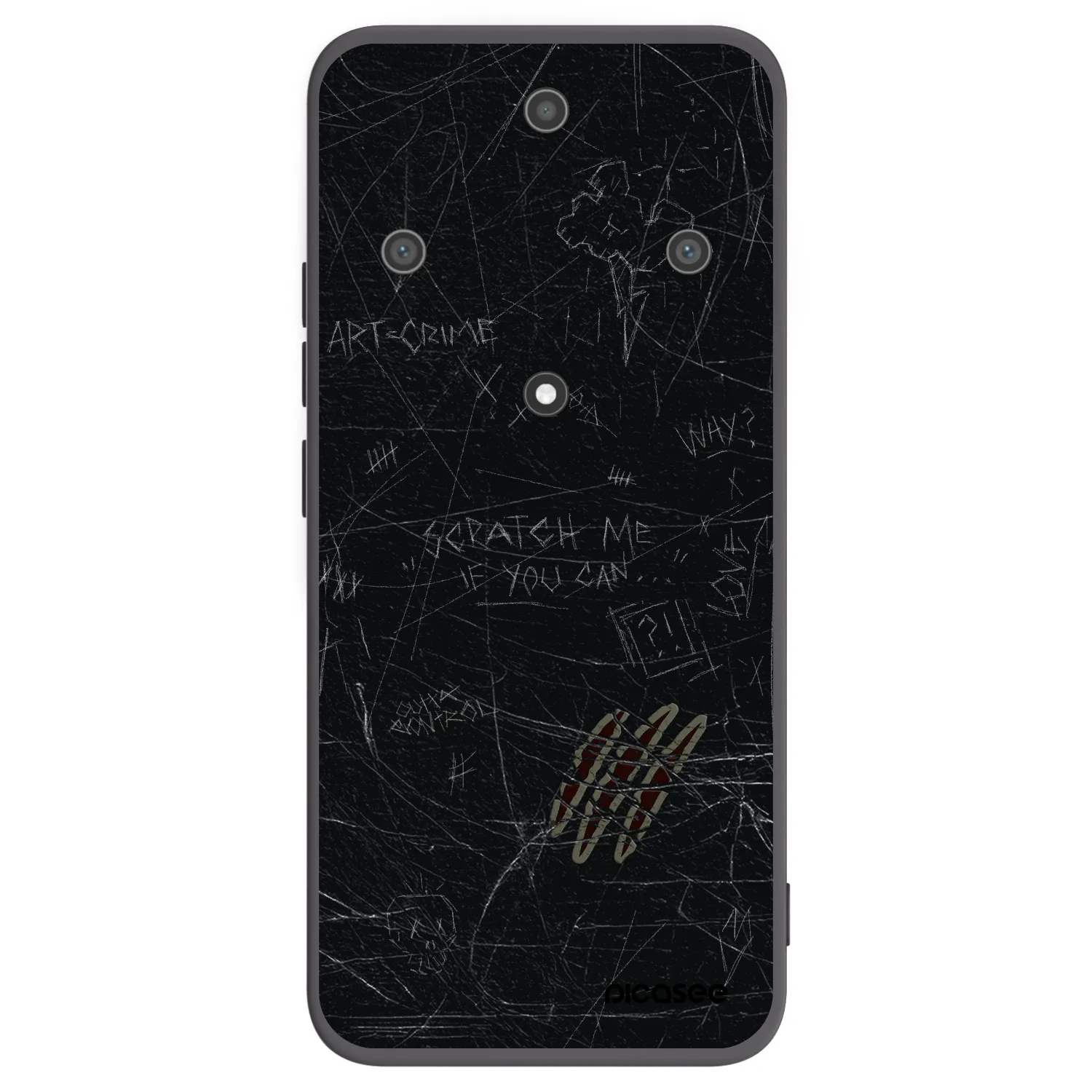 Picasee silikónový čierny obal pre Honor Magic5 Lite 5G - SCRATCH