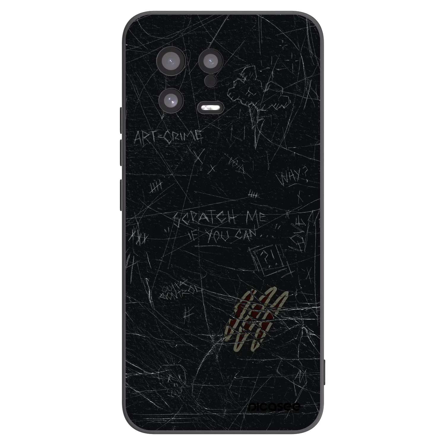 Silikónový čierny obal pre Xiaomi 13 - SCRATCH