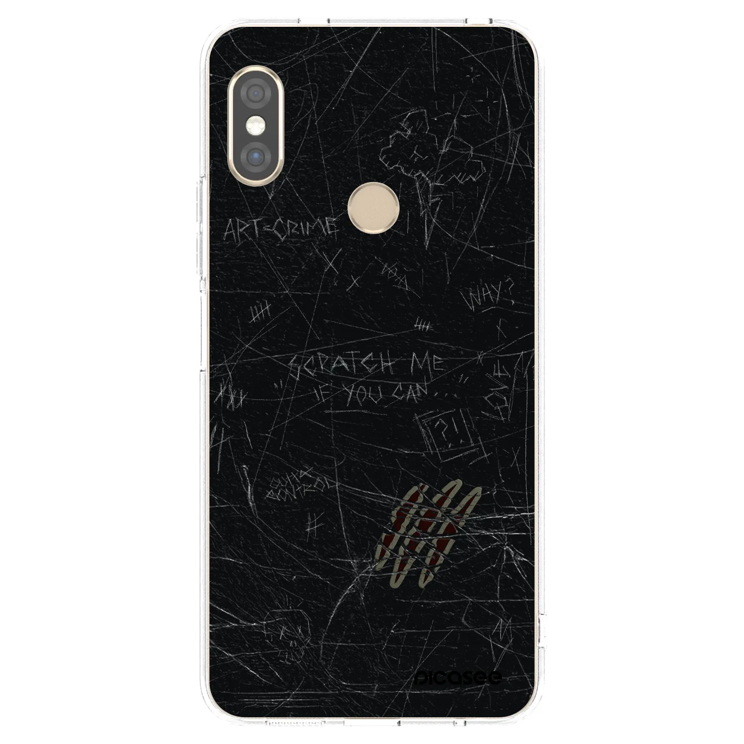 Silikónový prehľadný obal pre Xiaomi Redmi Note 5 Global - SCRATCH