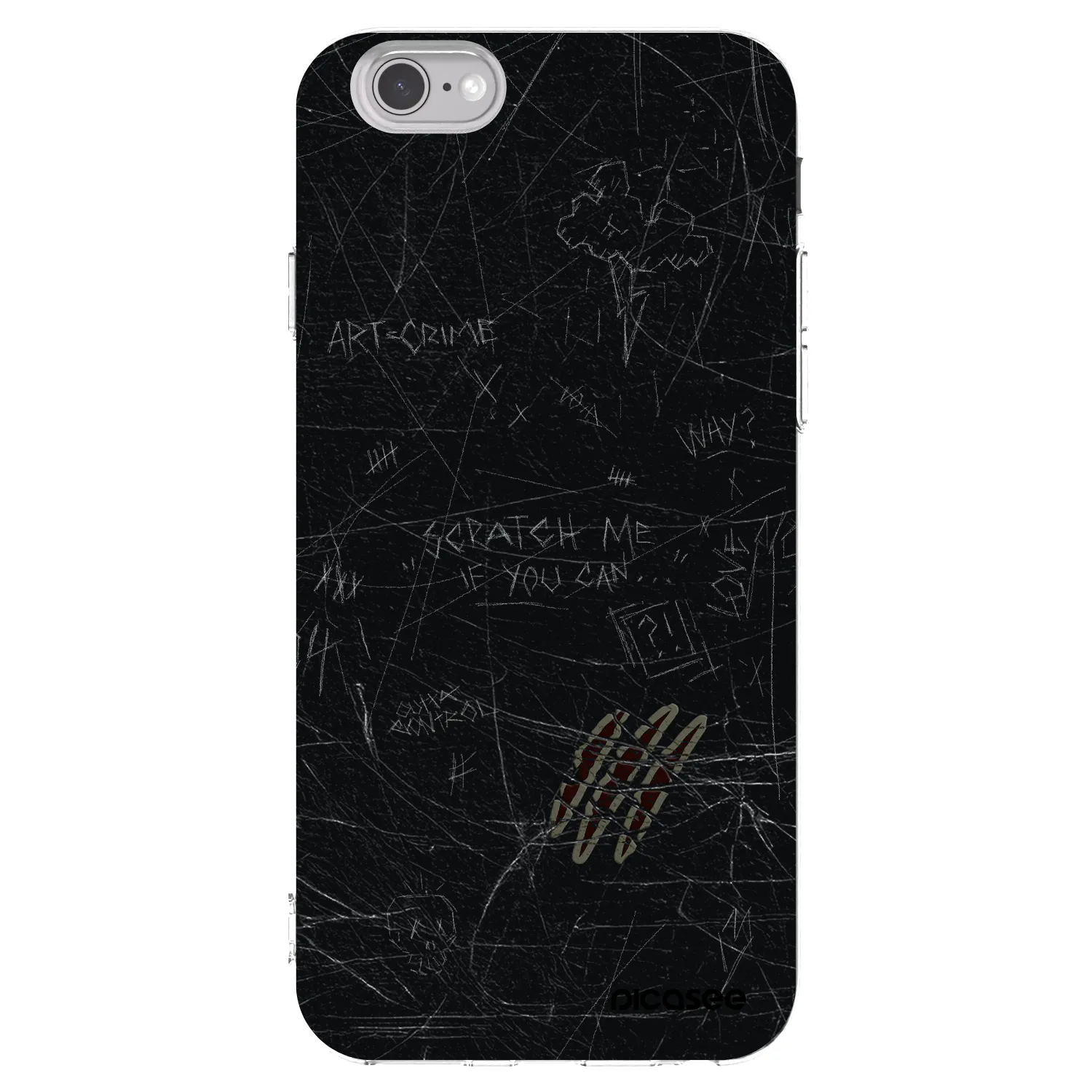 Silikónový prehľadný obal pre Apple iPhone 6/6S - SCRATCH