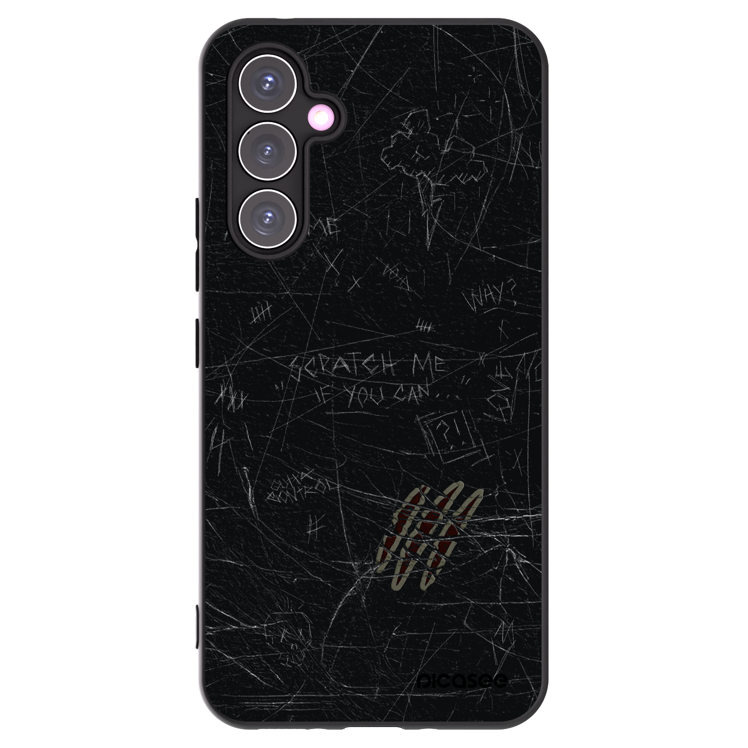 Picasee silikónový čierny obal pre Samsung Galaxy A54 5G A546B - SCRATCH