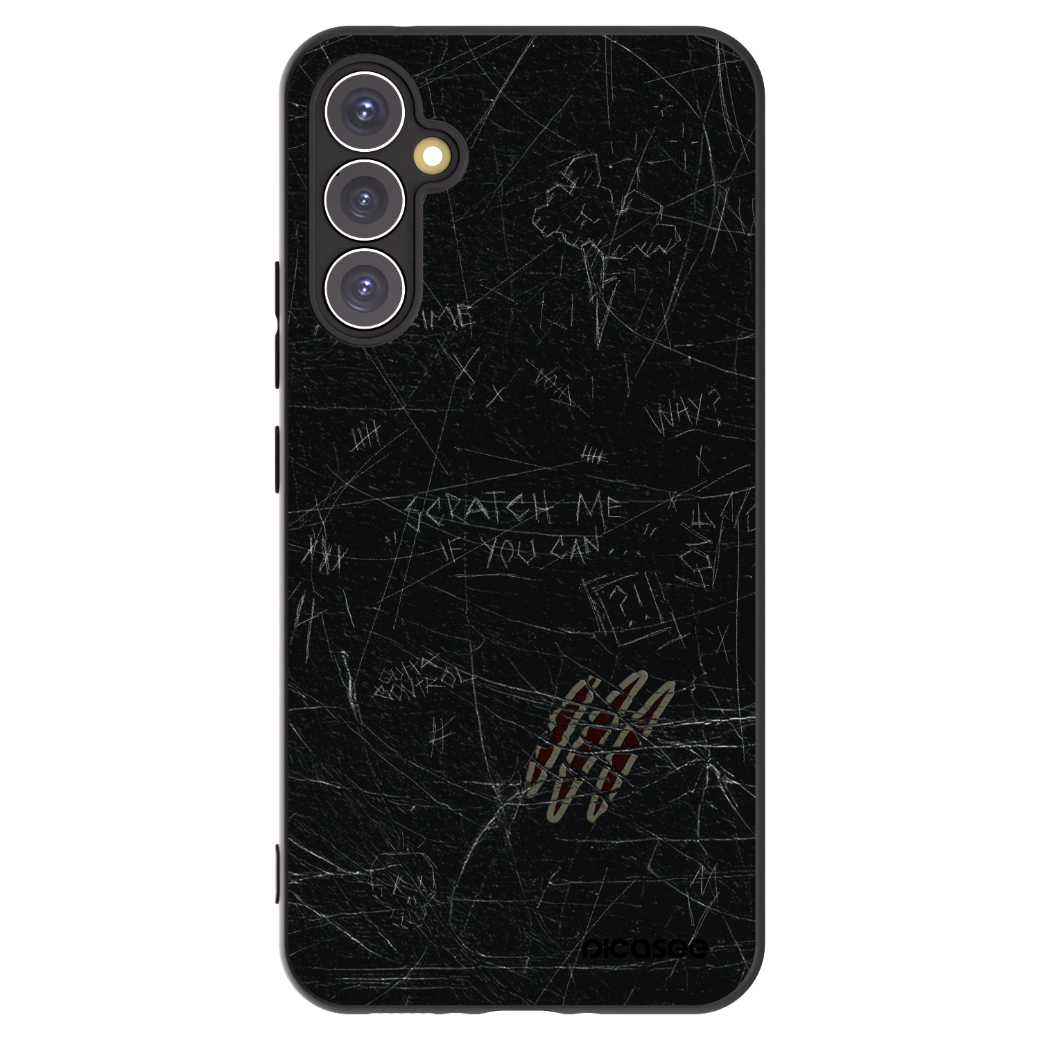 Picasee silikónový čierny obal pre Samsung Galaxy A34 5G A346B - SCRATCH