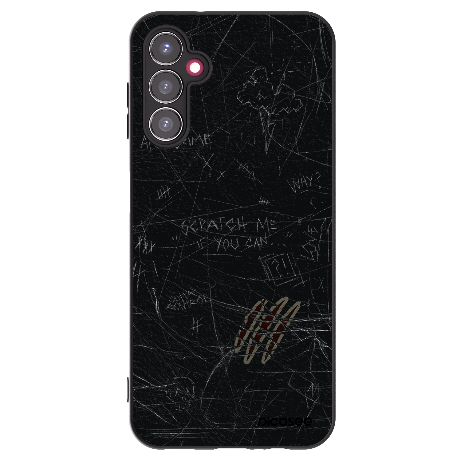 Picasee silikónový čierny obal pre Samsung Galaxy A14 5G A146P - SCRATCH