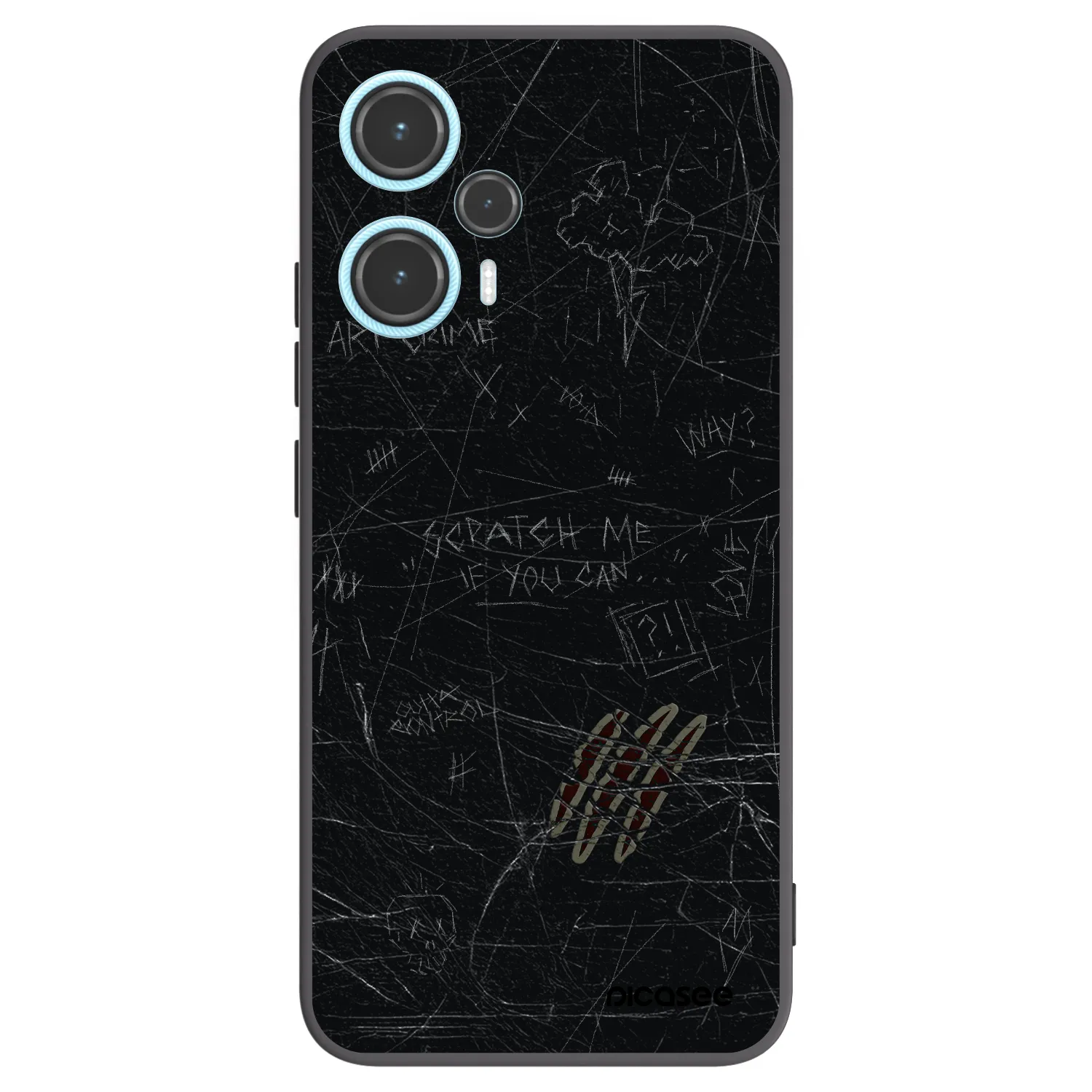 Picasee silikónový čierny obal pre Xiaomi Poco F5 - SCRATCH