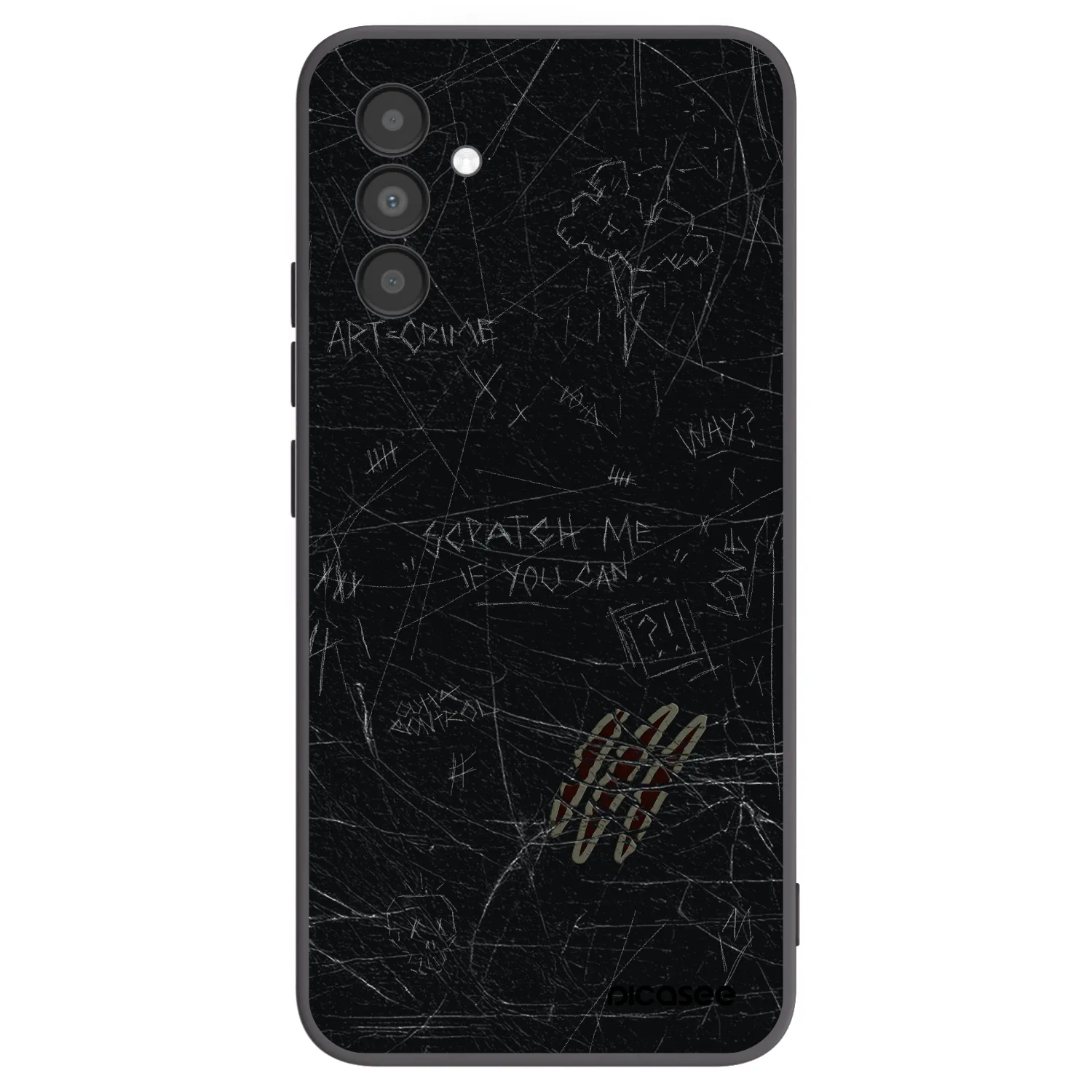 Picasee silikónový čierny obal pre Samsung Galaxy A04s A047F - SCRATCH