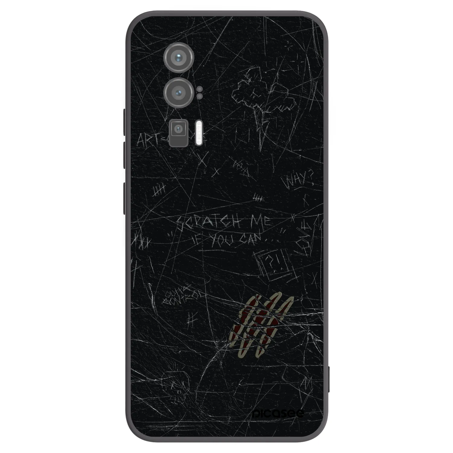 Picasee silikónový čierny obal pre Xiaomi Poco F5 Pro 5G - SCRATCH