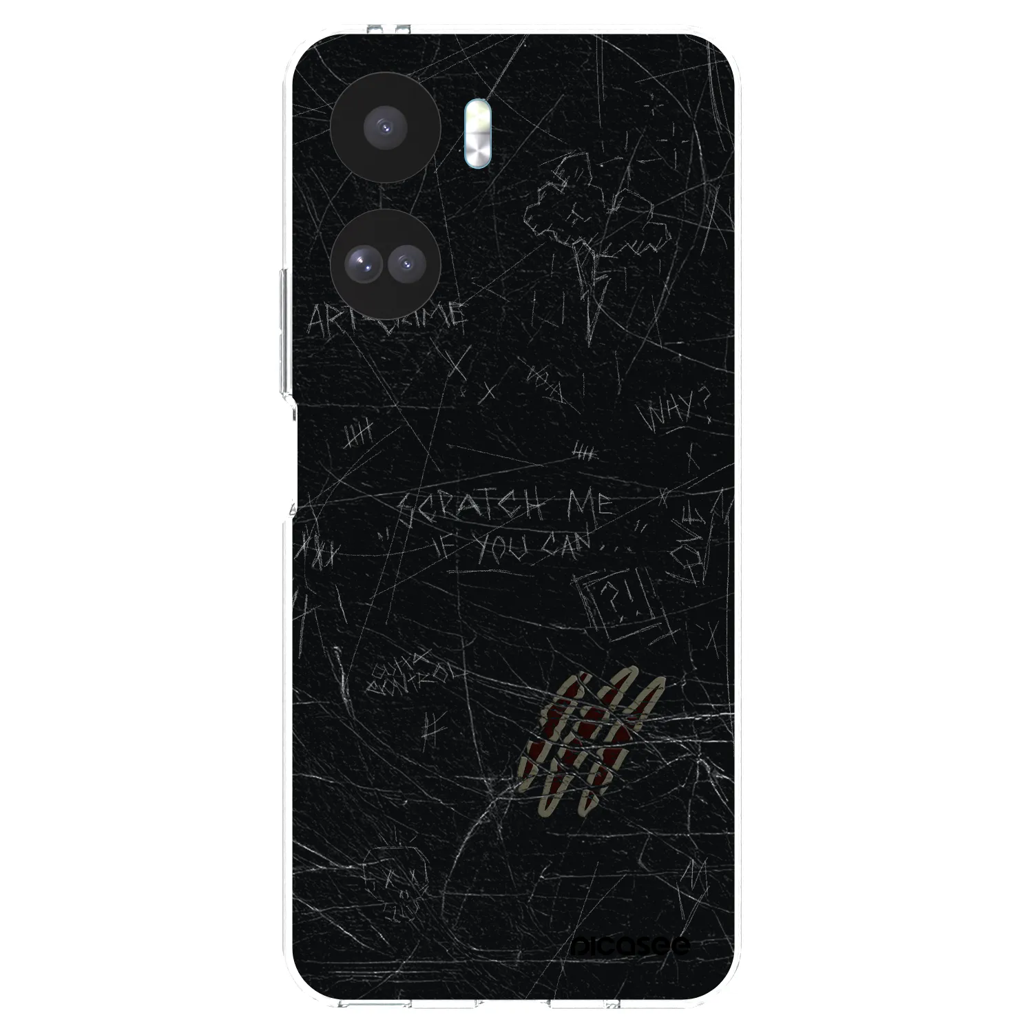 Picasee silikónový prehľadný obal pre Honor 90 Lite 5G - SCRATCH
