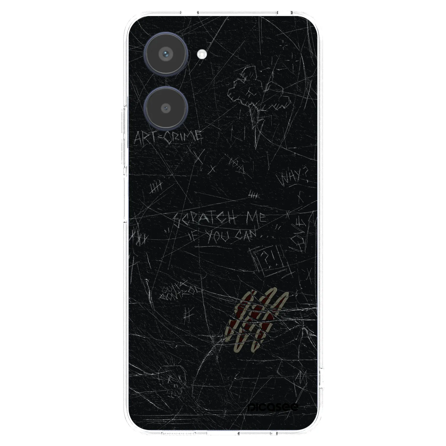 Picasee silikónový prehľadný obal pre Realme 10 4G - SCRATCH