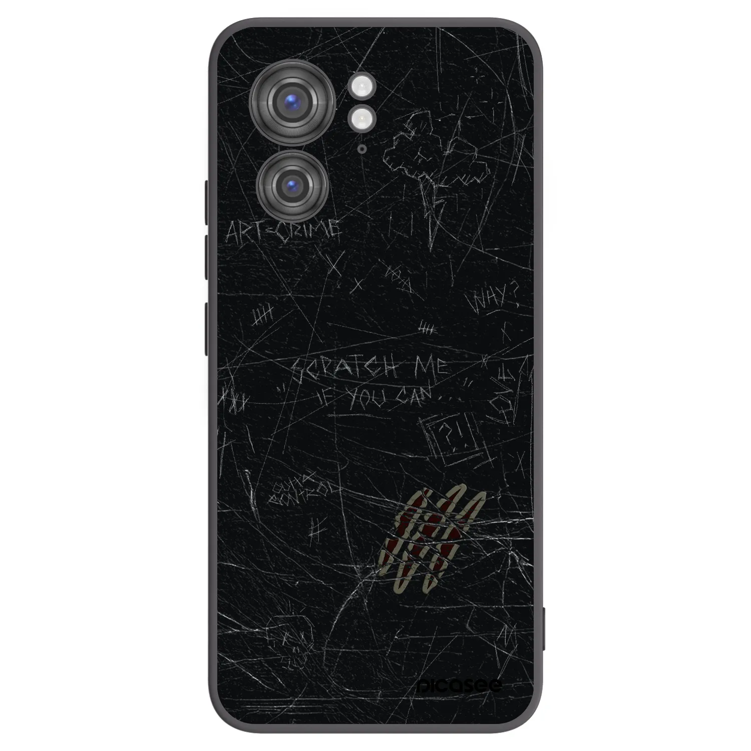 Picasee silikónový čierny obal pre Motorola Edge 40 - SCRATCH