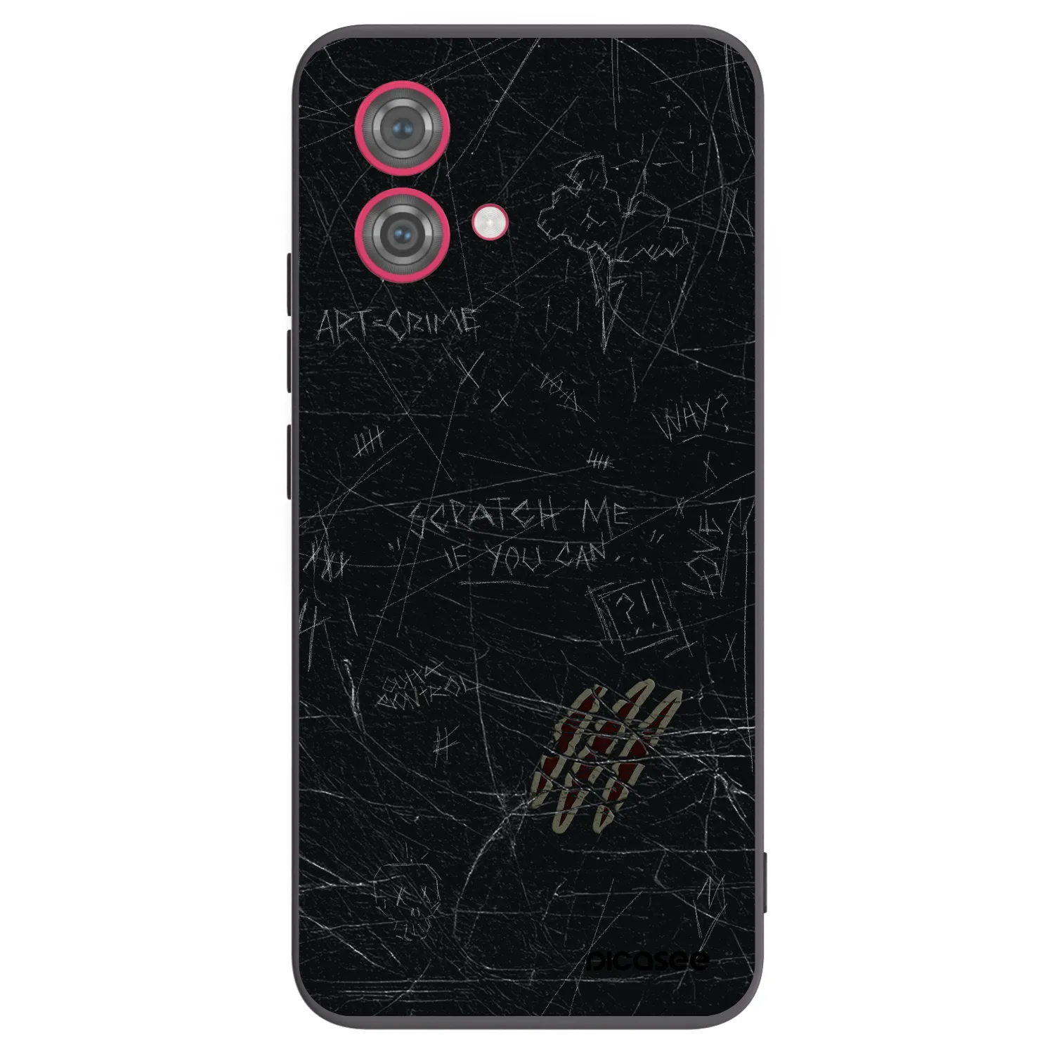 Silikónový čierny obal pre Motorola Moto G84 5G - SCRATCH