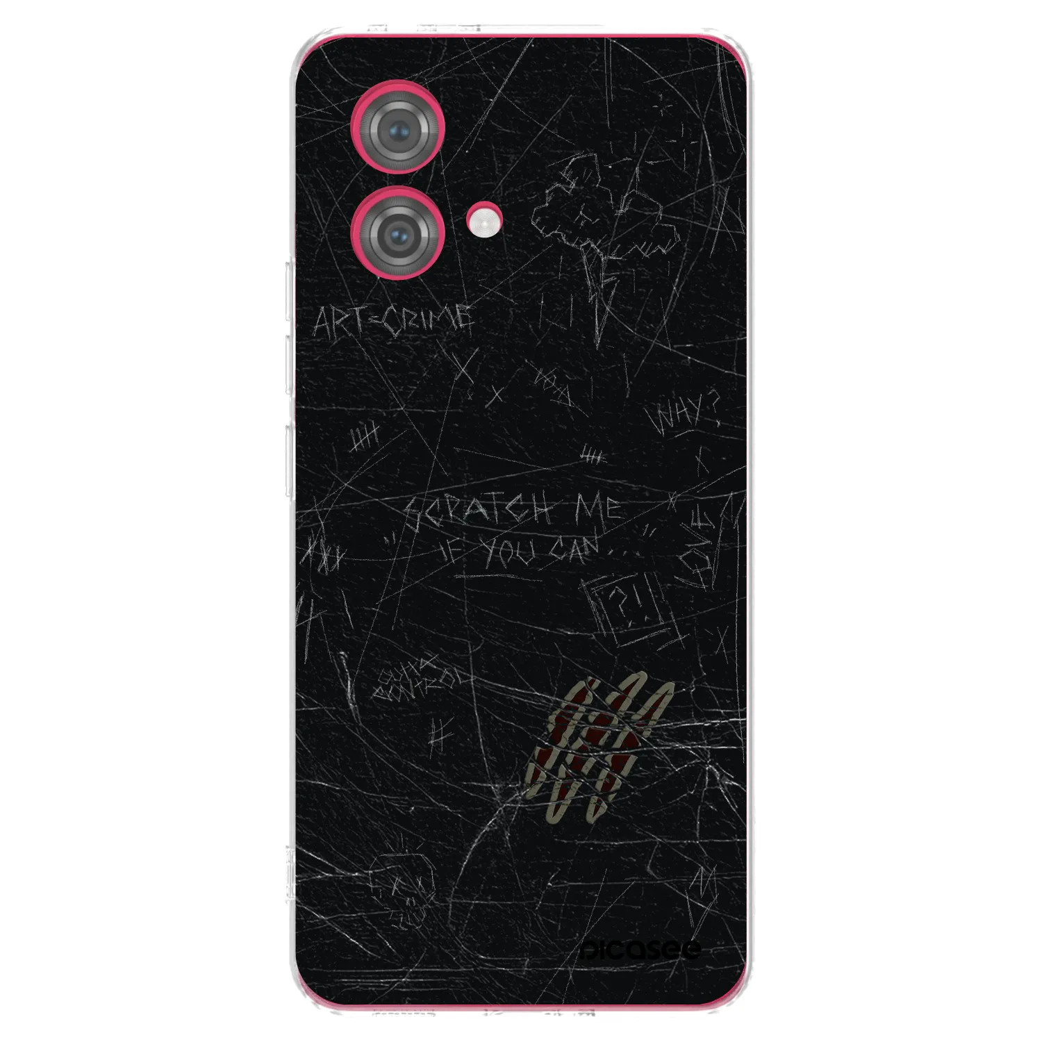 Silikónový prehľadný obal pre Motorola Moto G84 5G - SCRATCH