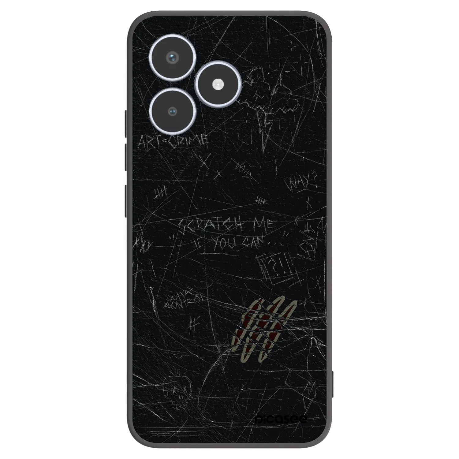 Picasee silikónový čierny obal pre Realme C53 - SCRATCH