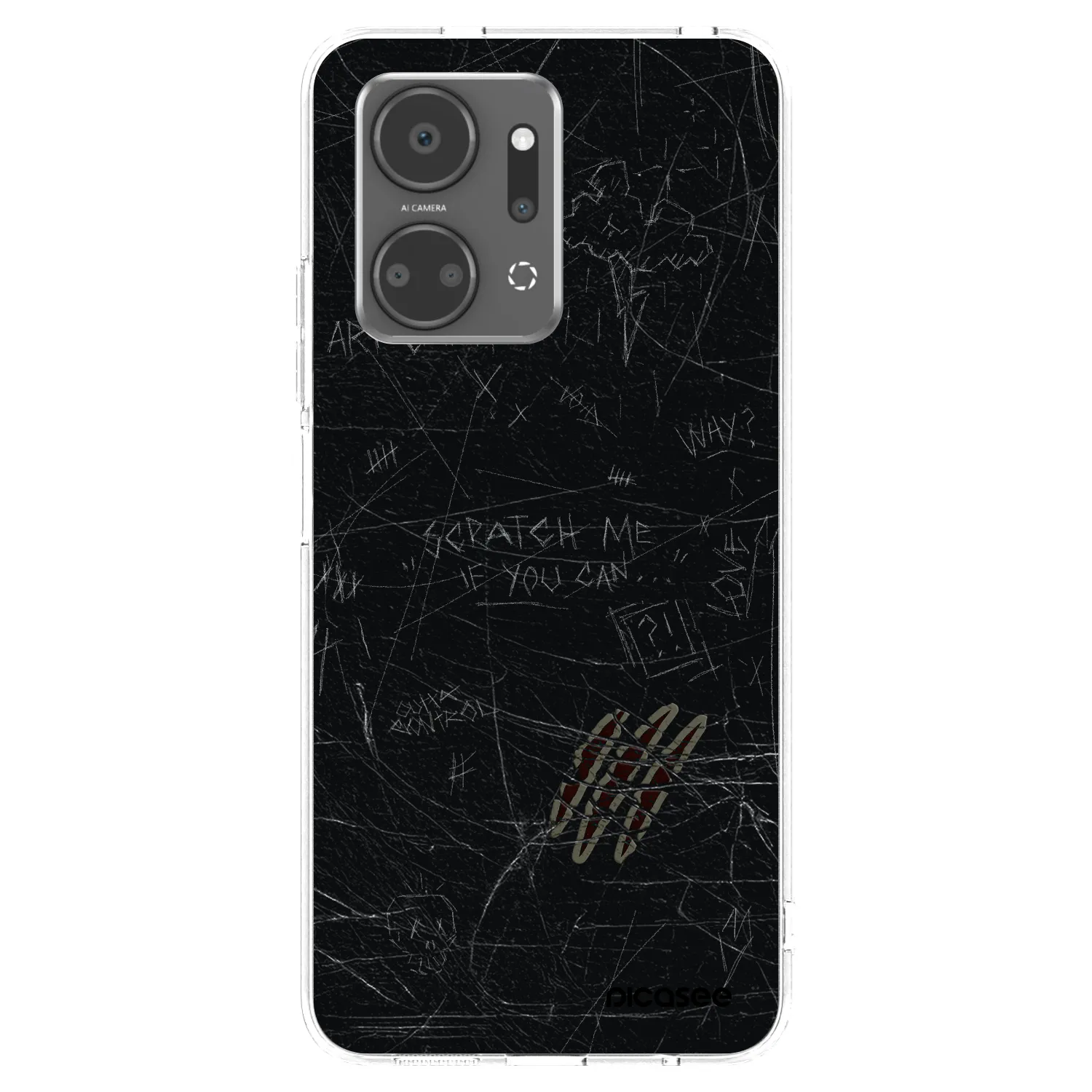 Picasee silikónový prehľadný obal pre Honor X7a - SCRATCH