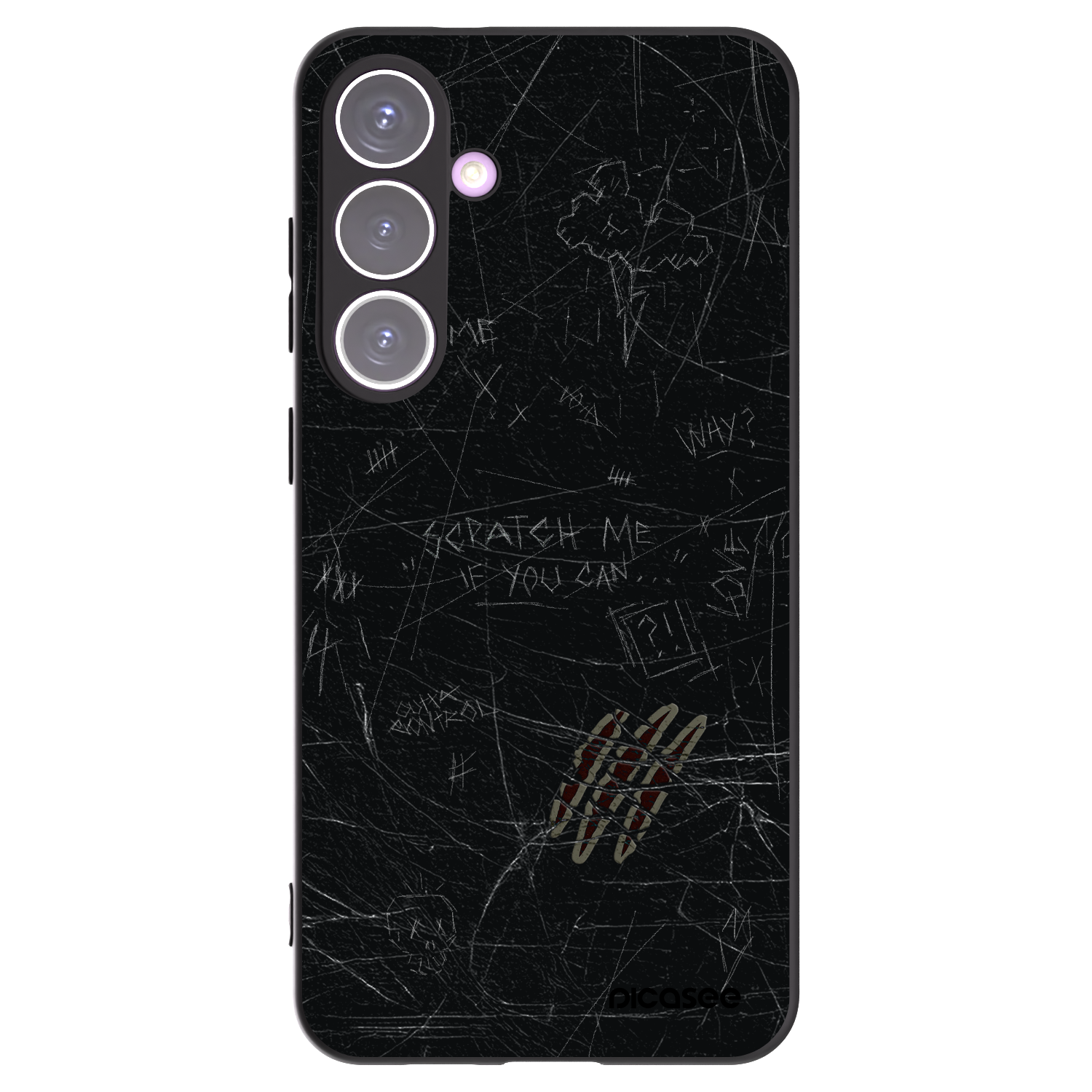 Picasee silikónový čierny obal pre Samsung Galaxy S24+ S926B 5G - SCRATCH