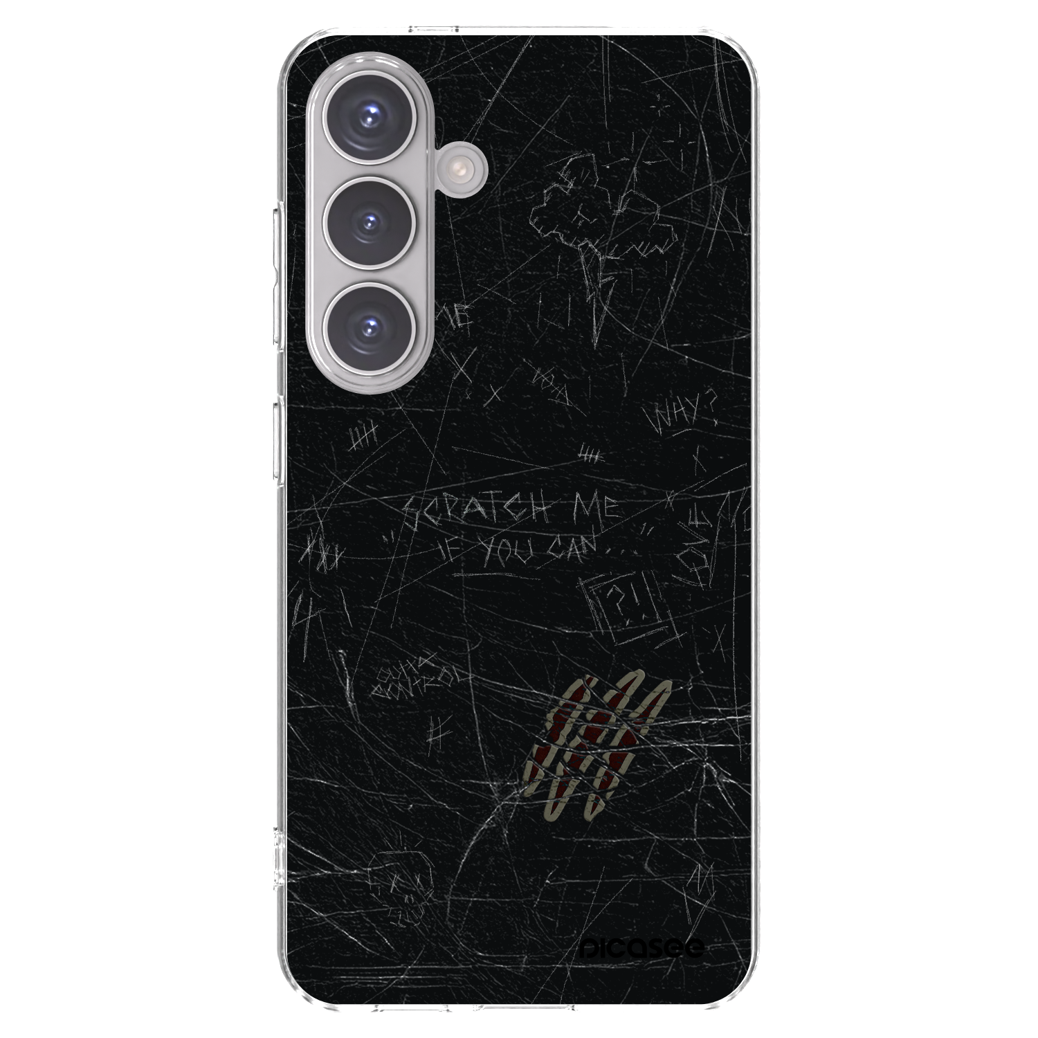 Picasee silikónový prehľadný obal pre Samsung Galaxy S24 S921B 5G - SCRATCH