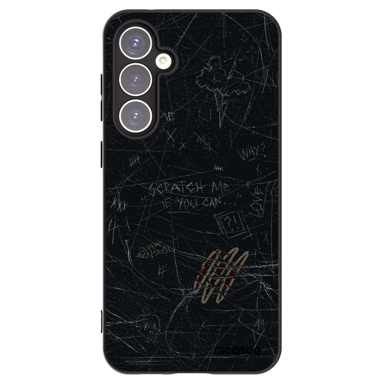 Picasee silikónový čierny obal pre Samsung Galaxy S23 FE S711B - SCRATCH