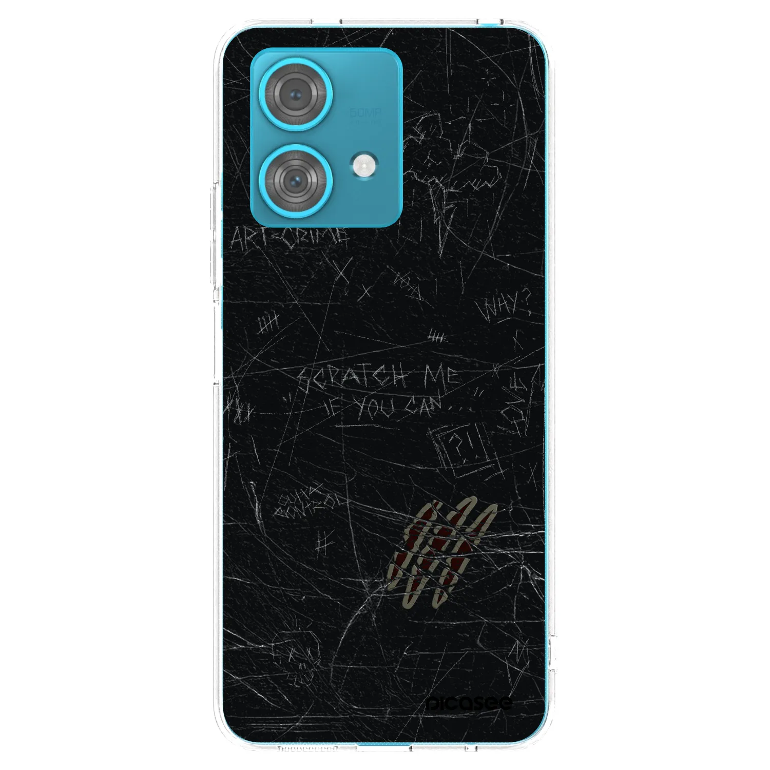 Picasee silikónový prehľadný obal pre Motorola Edge 40 Neo - SCRATCH