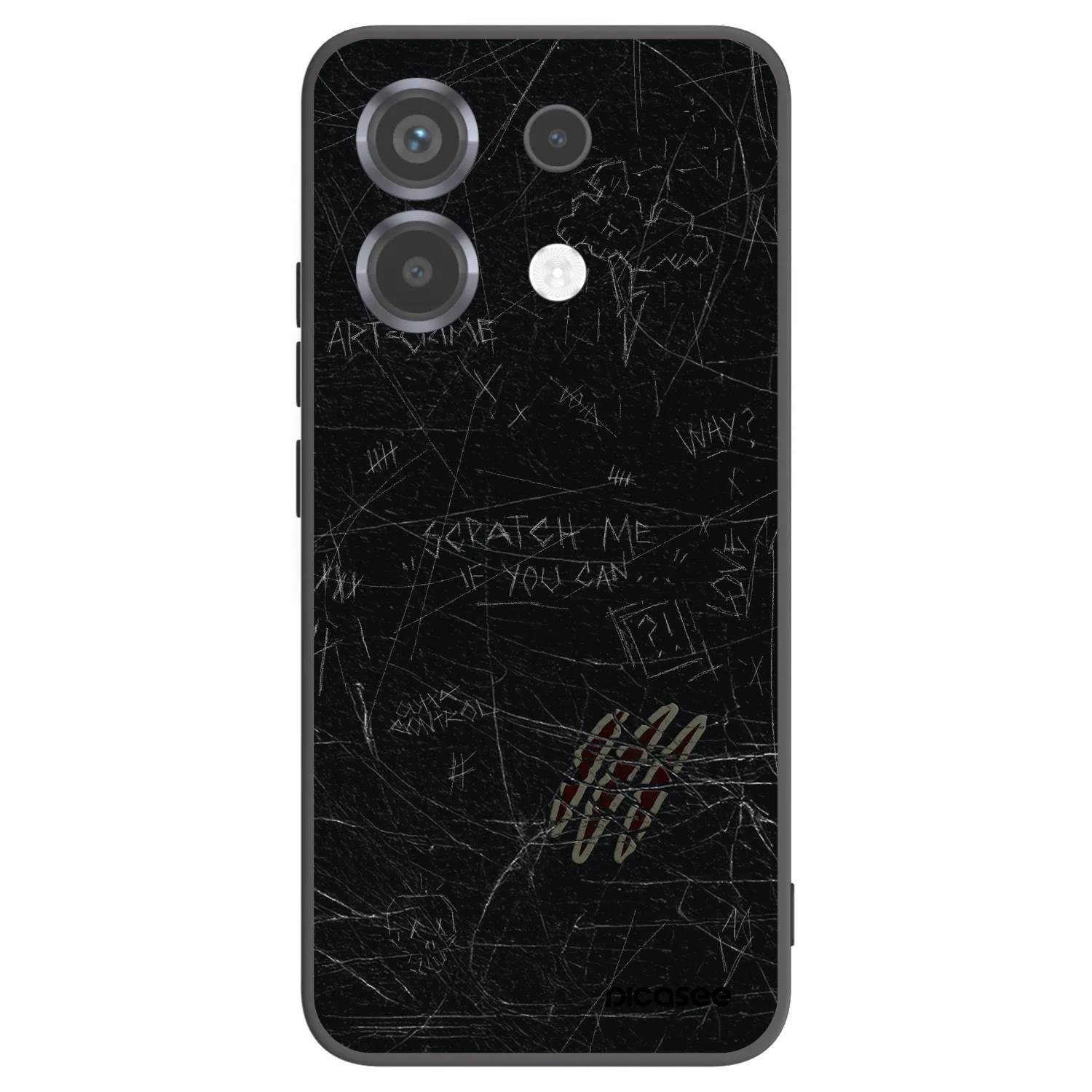 Picasee silikónový čierny obal pre Xiaomi Poco X6 - SCRATCH