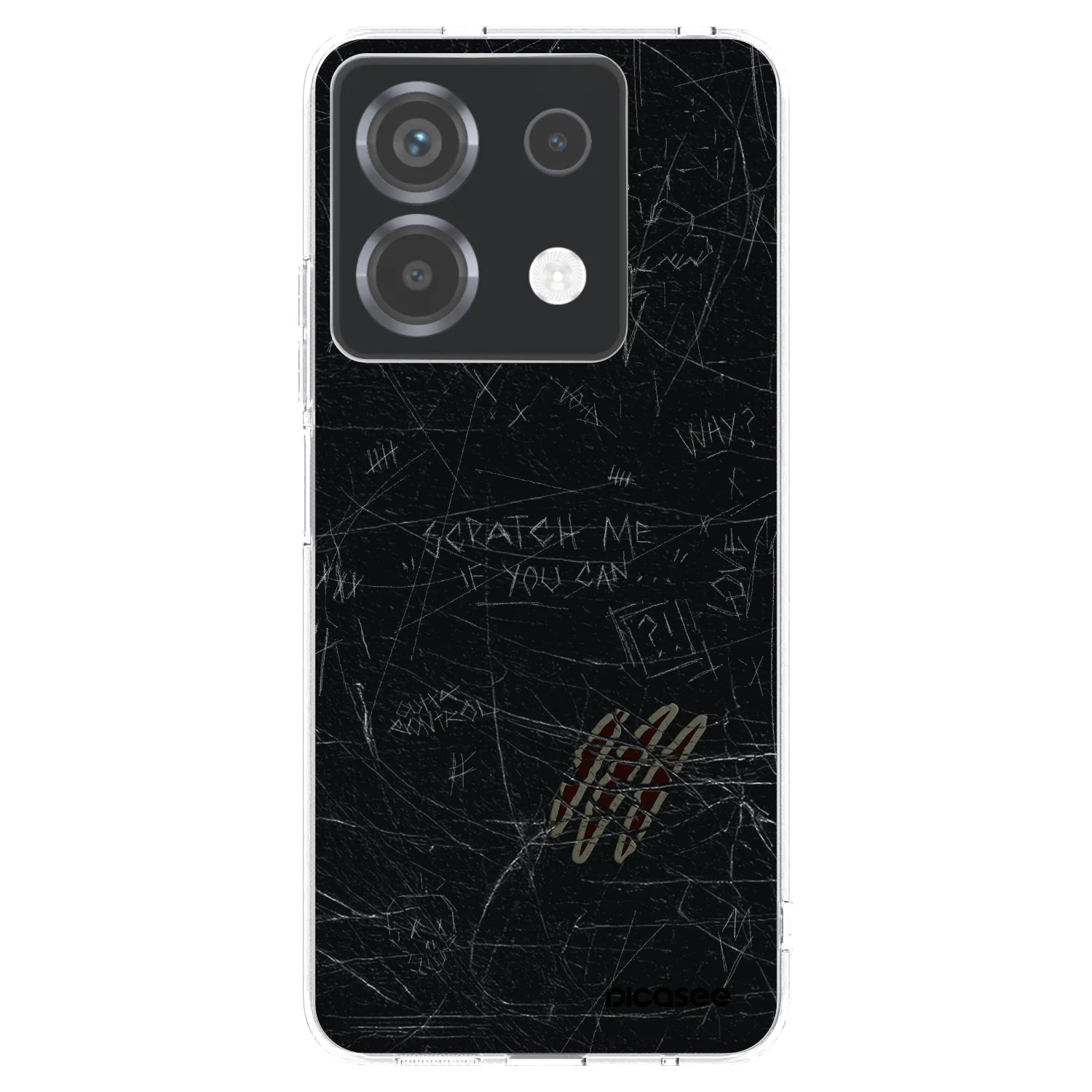 Picasee silikónový prehľadný obal pre Xiaomi Poco X6 - SCRATCH