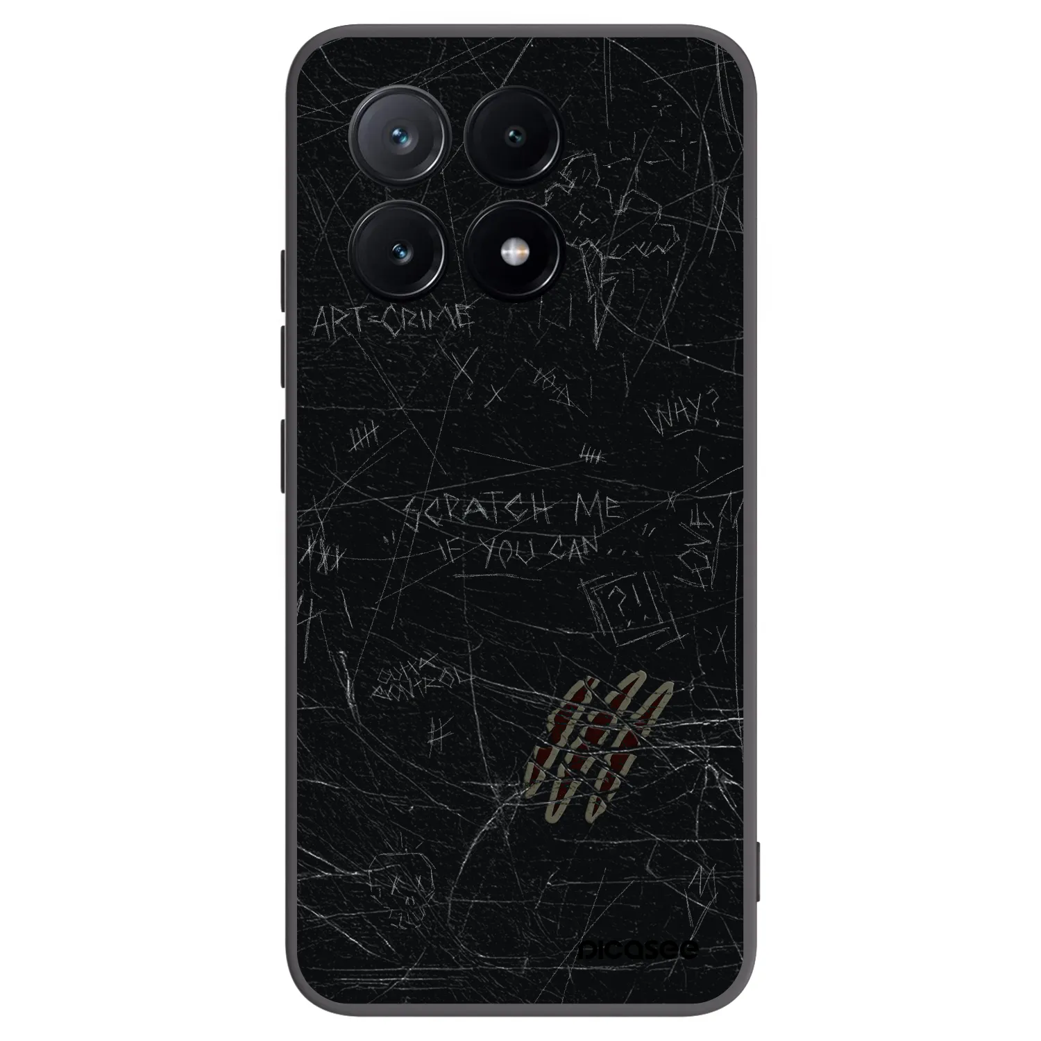 Picasee silikónový čierny obal pre Xiaomi Poco X6 Pro - SCRATCH