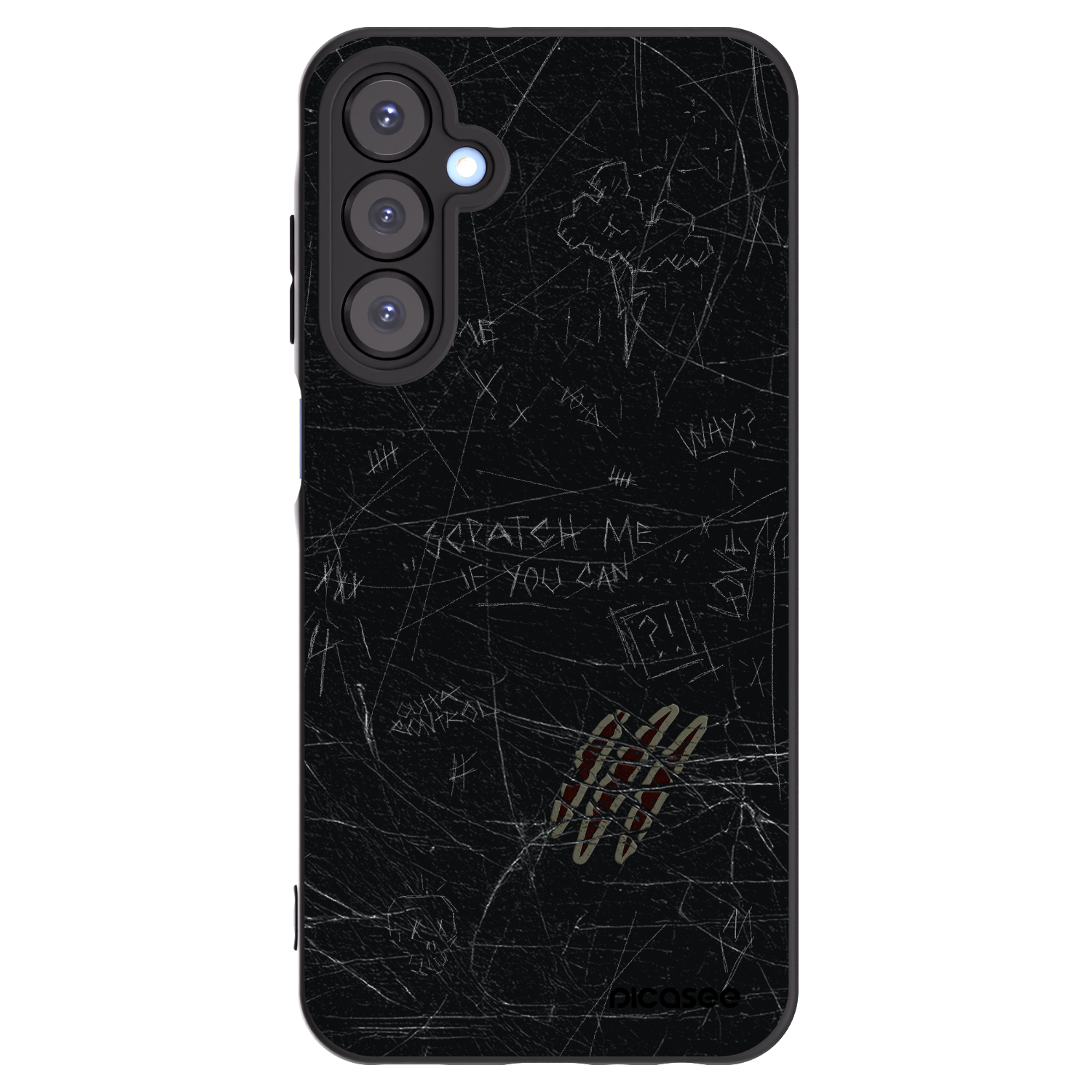 Picasee silikónový čierny obal pre Samsung Galaxy A25 A256B 5G - SCRATCH