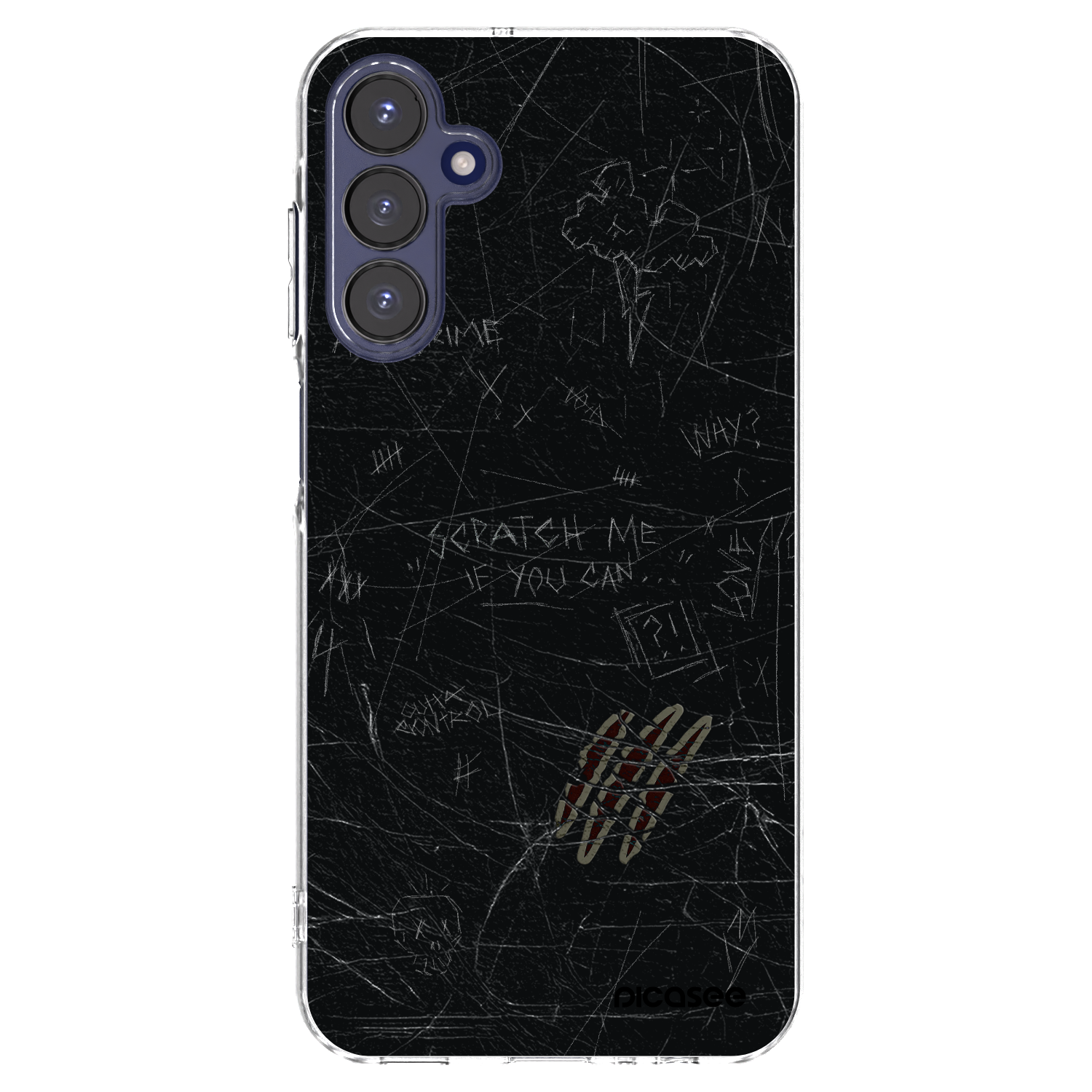Picasee silikónový prehľadný obal pre Samsung Galaxy A15 A155F 4G - SCRATCH
