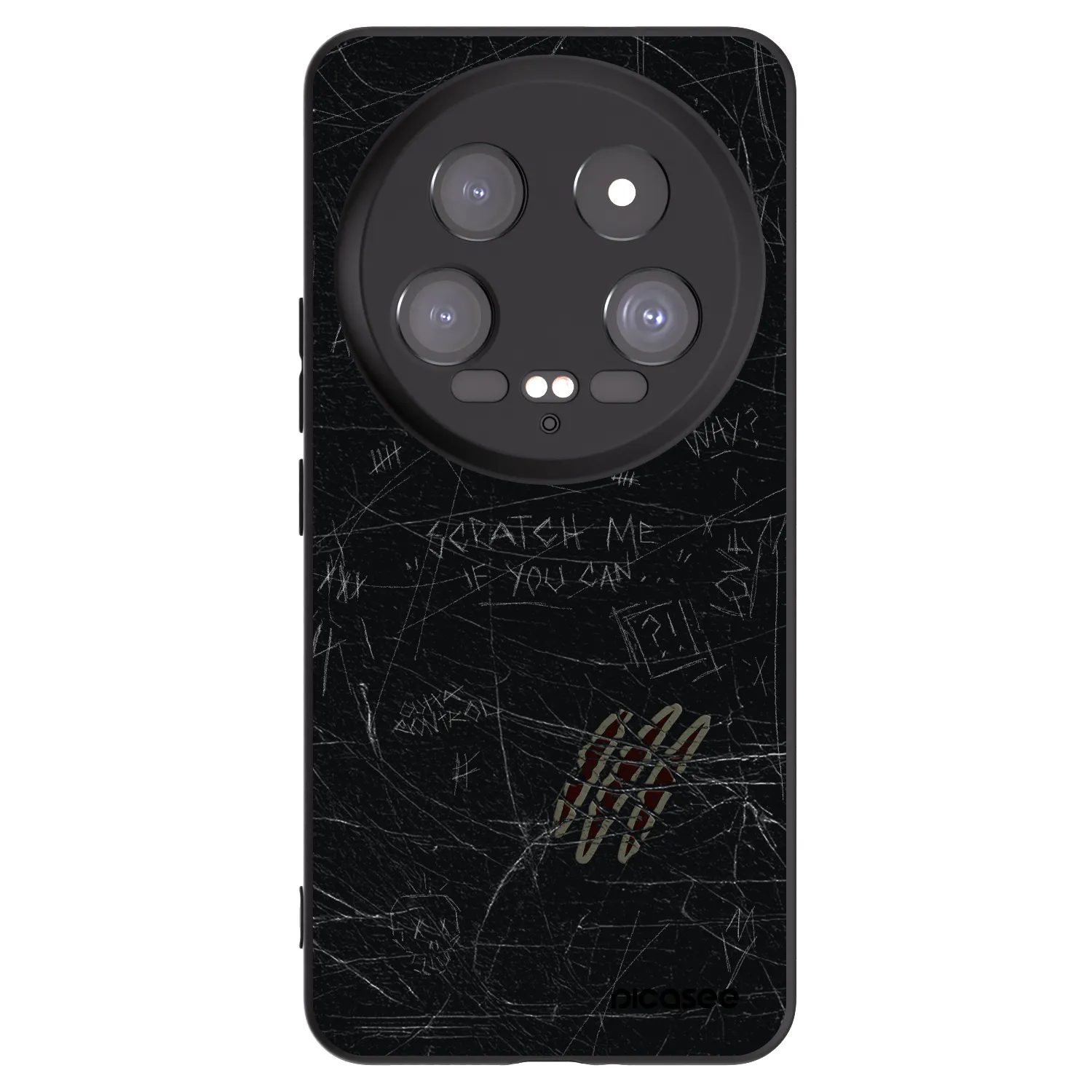 Picasee silikónový čierny obal pre Xiaomi 14 Ultra - SCRATCH