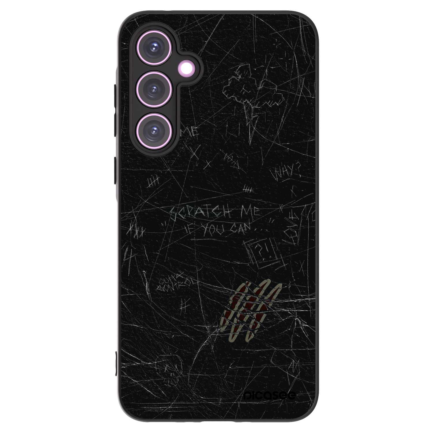 Picasee silikónový čierny obal pre Samsung Galaxy A35 5G A356B - SCRATCH